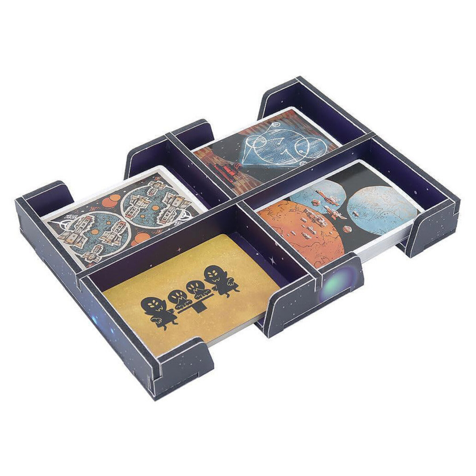 Folded Space Box Insert: Color: Arcs