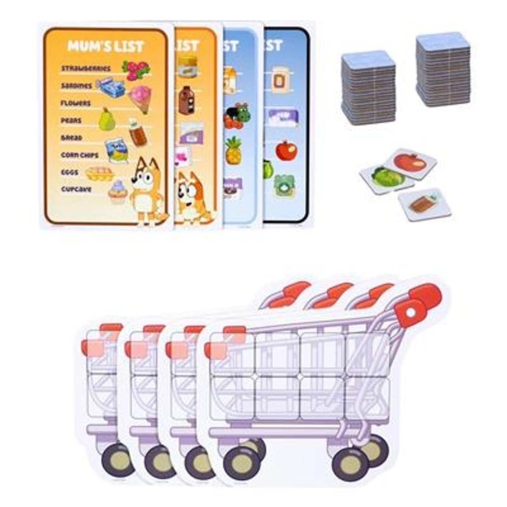 Moose Toys Bluey Shopping List Game