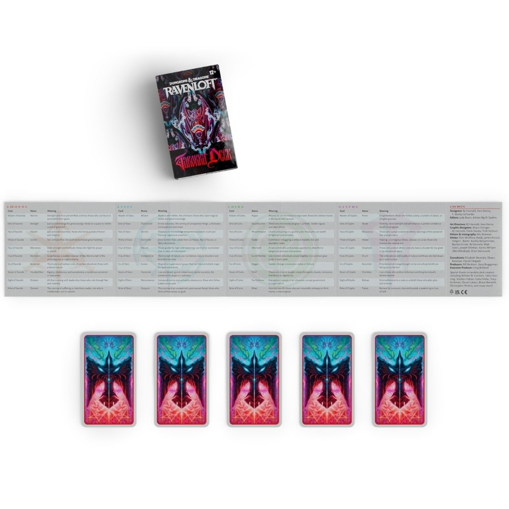 Wizards of the Coast Ravenloft: The Horrors Within Tarokka Deck