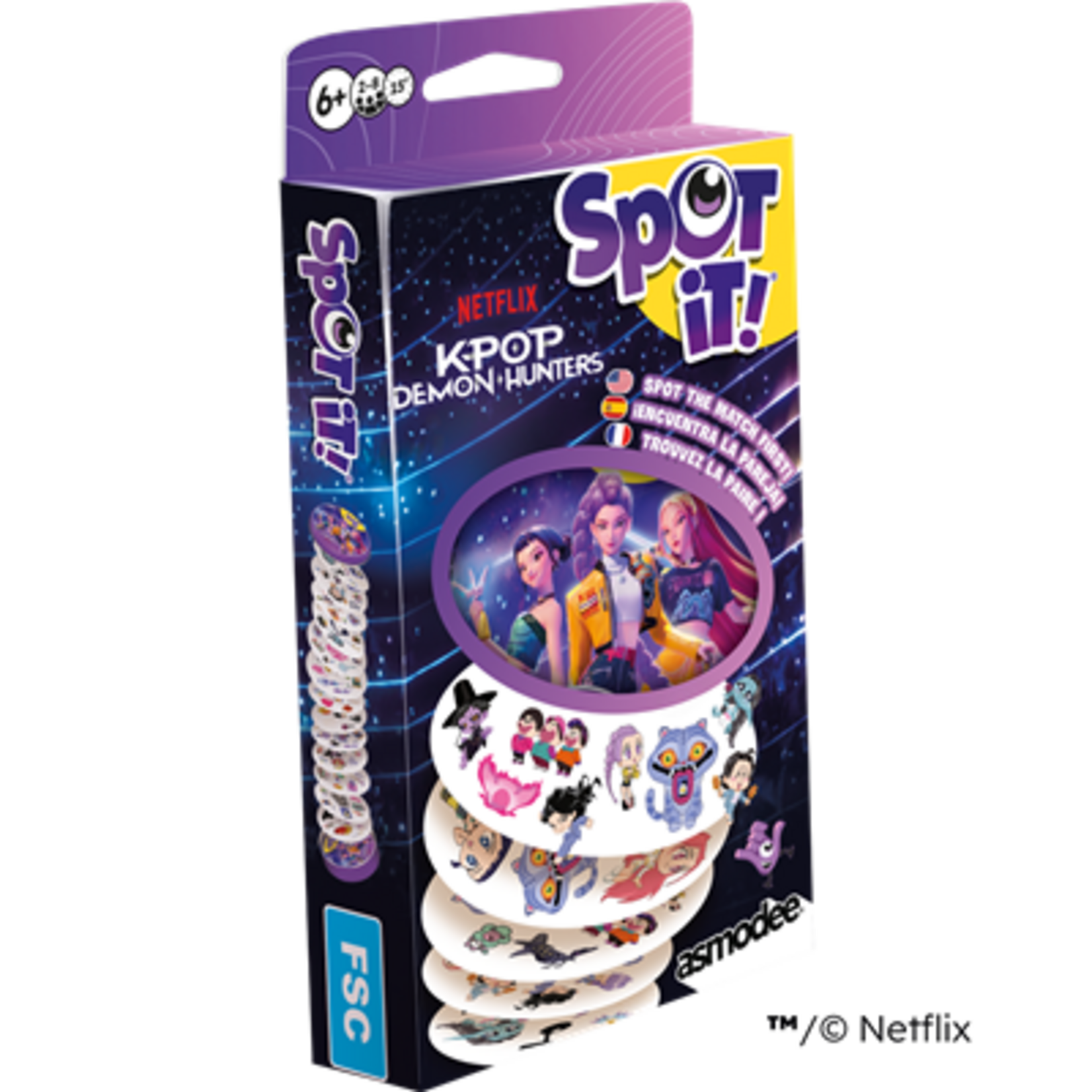 Zygomatic Spot It! K-Pop Demon Hunters (Eco Blister)