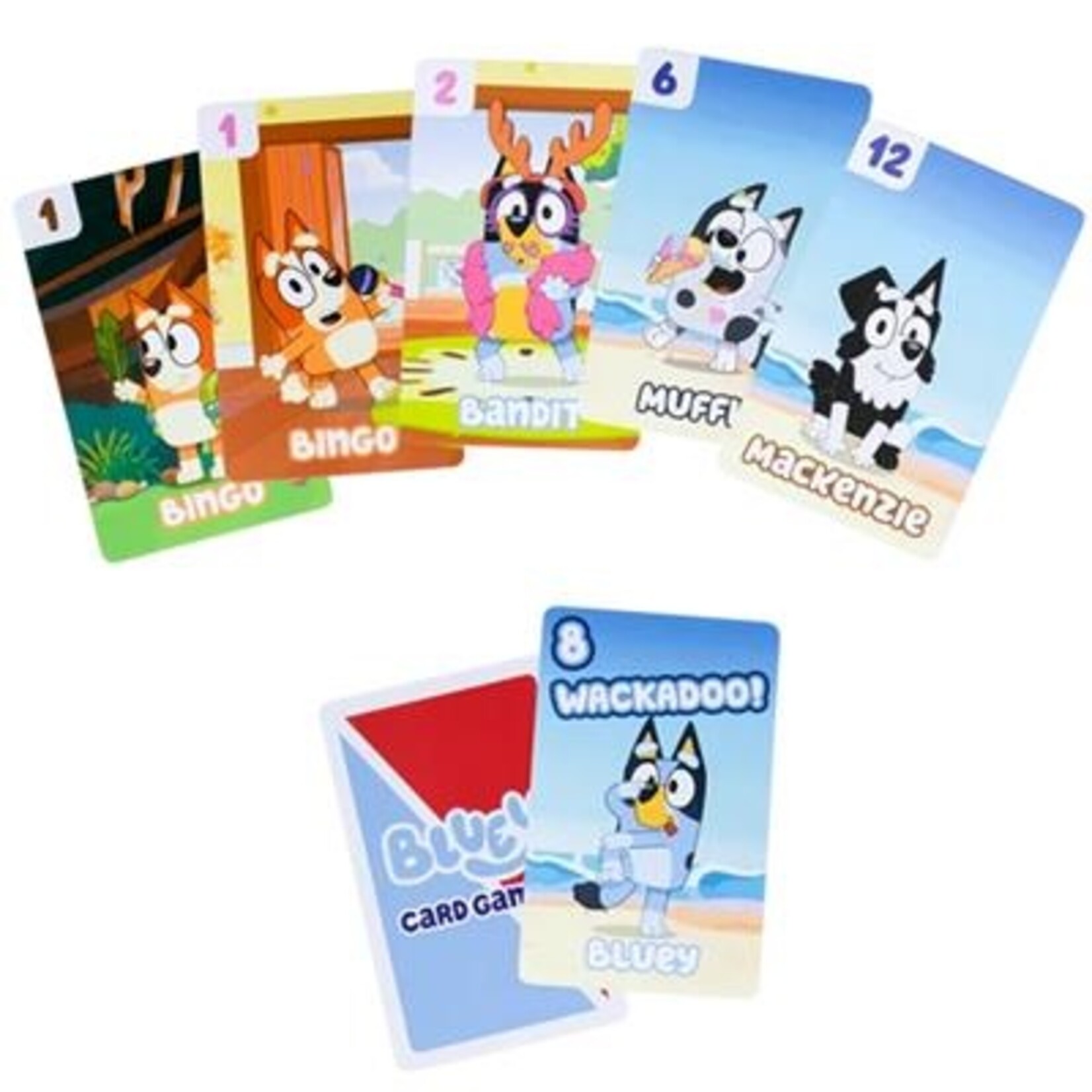 Moose Toys Bluey - Crazy Eights Card Game