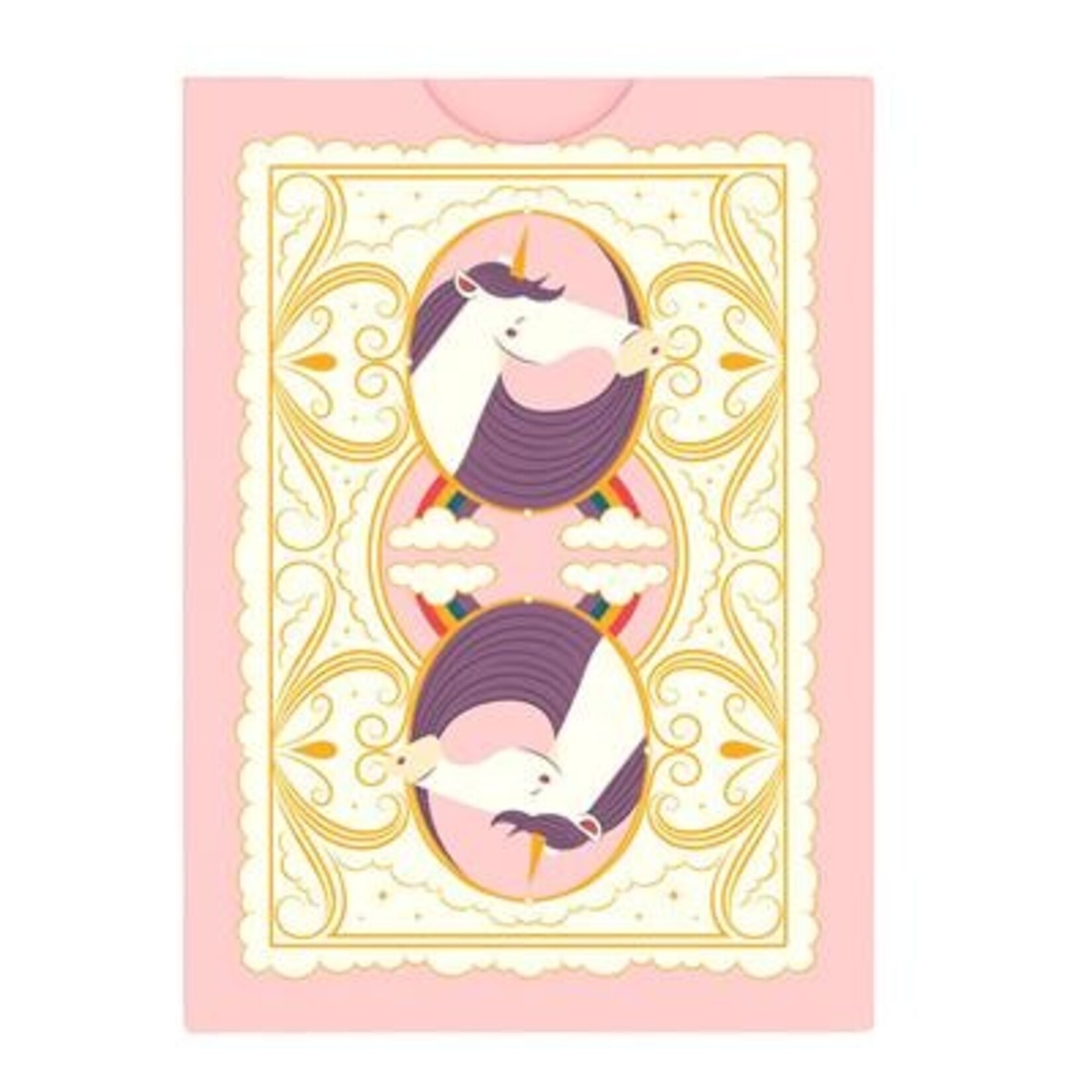 U.S. Playing Card Co. Bicycle Unicorn Pink