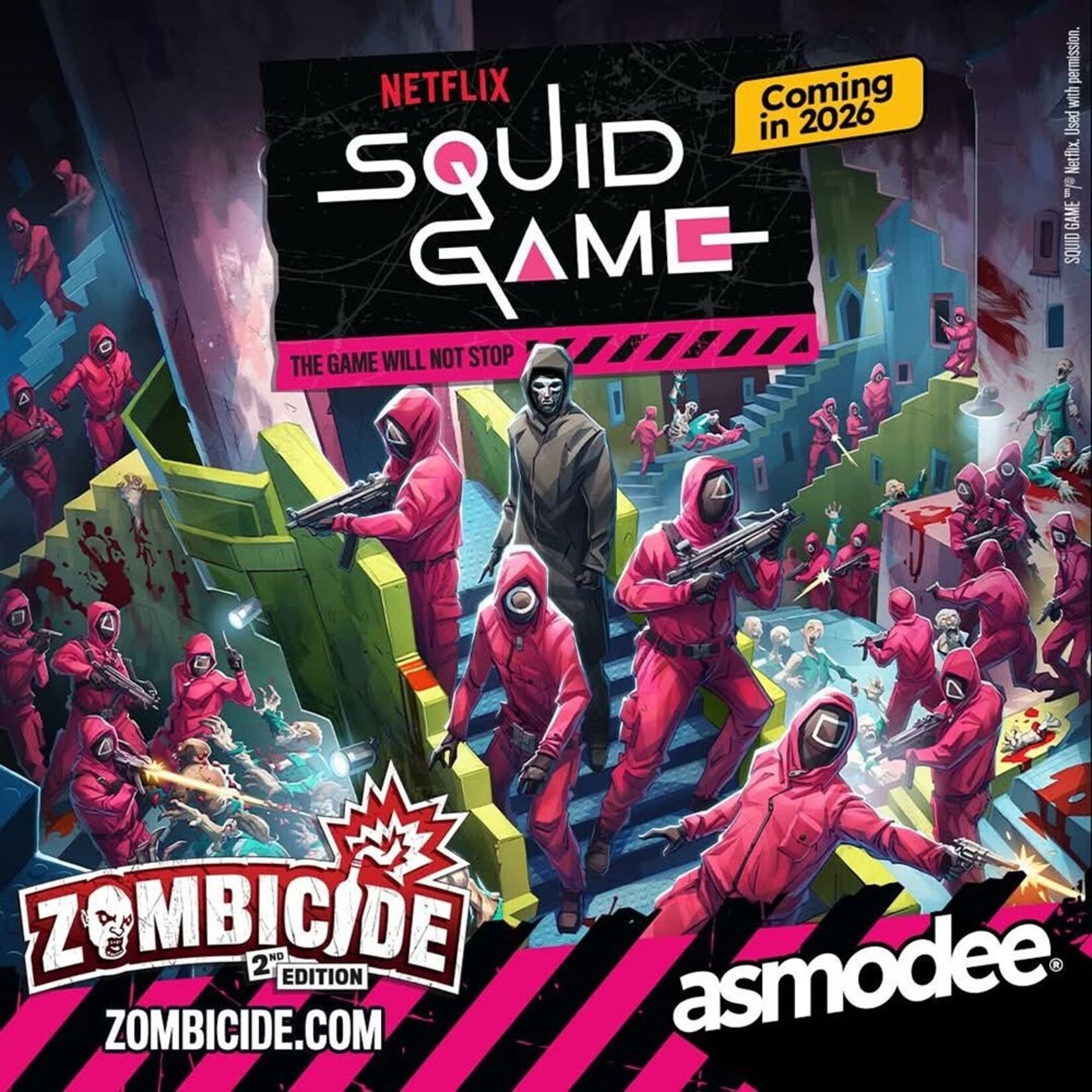 Fantasy Flight Games Zombicide Squid Game Expansion