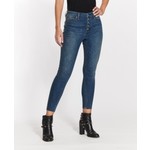 OAT High Rise Skinny Button Fly Ankle Jean