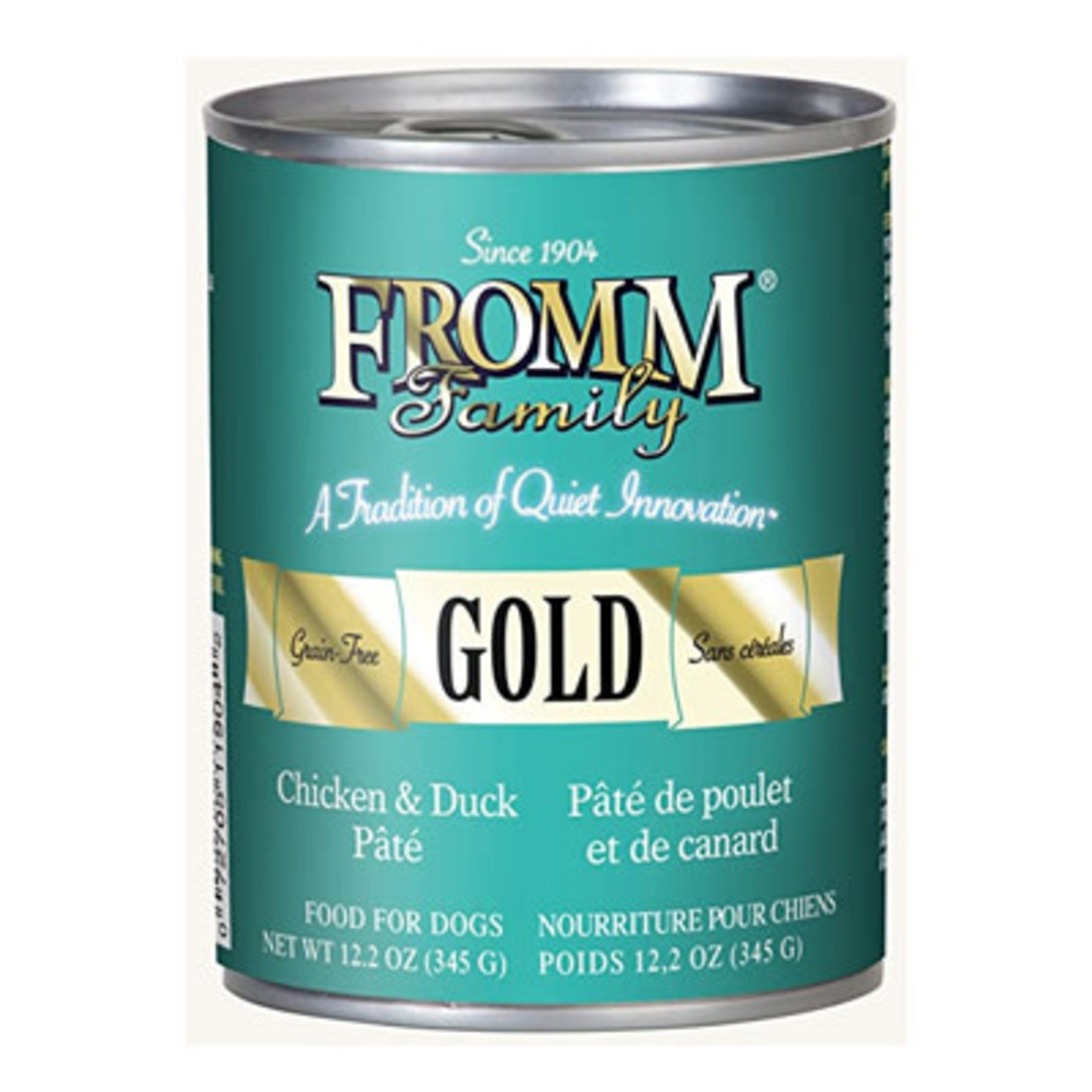Fromm 12.2oz Gold Grain Free Chicken & Duck Pate Dog Fromm