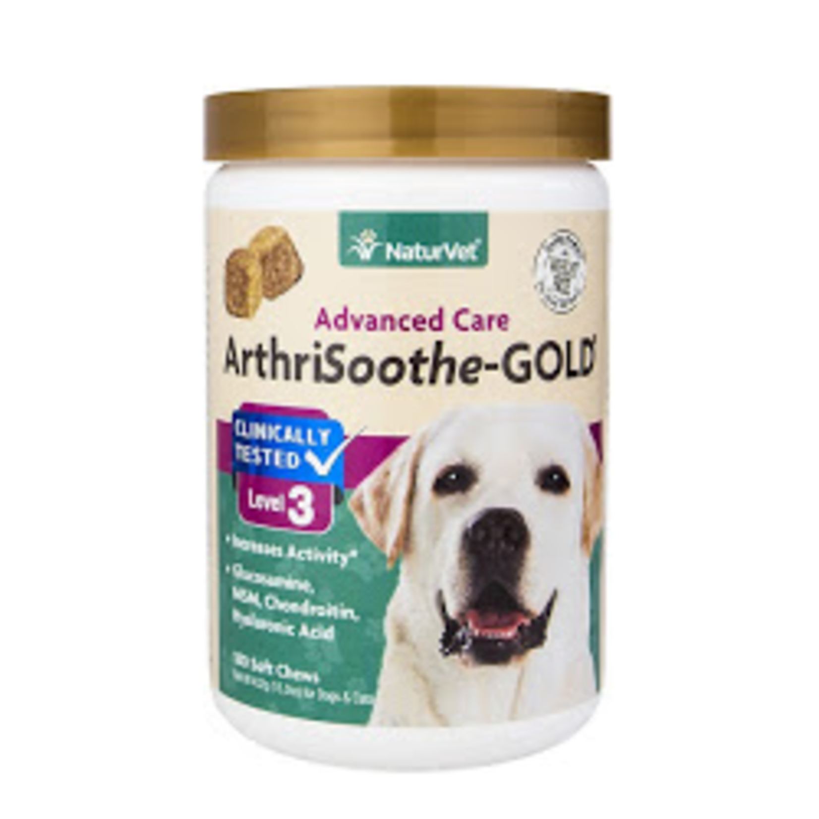 Naturvet 180CT ARTHRISOOTHE GOLD ADVNCD SOFT CHEW