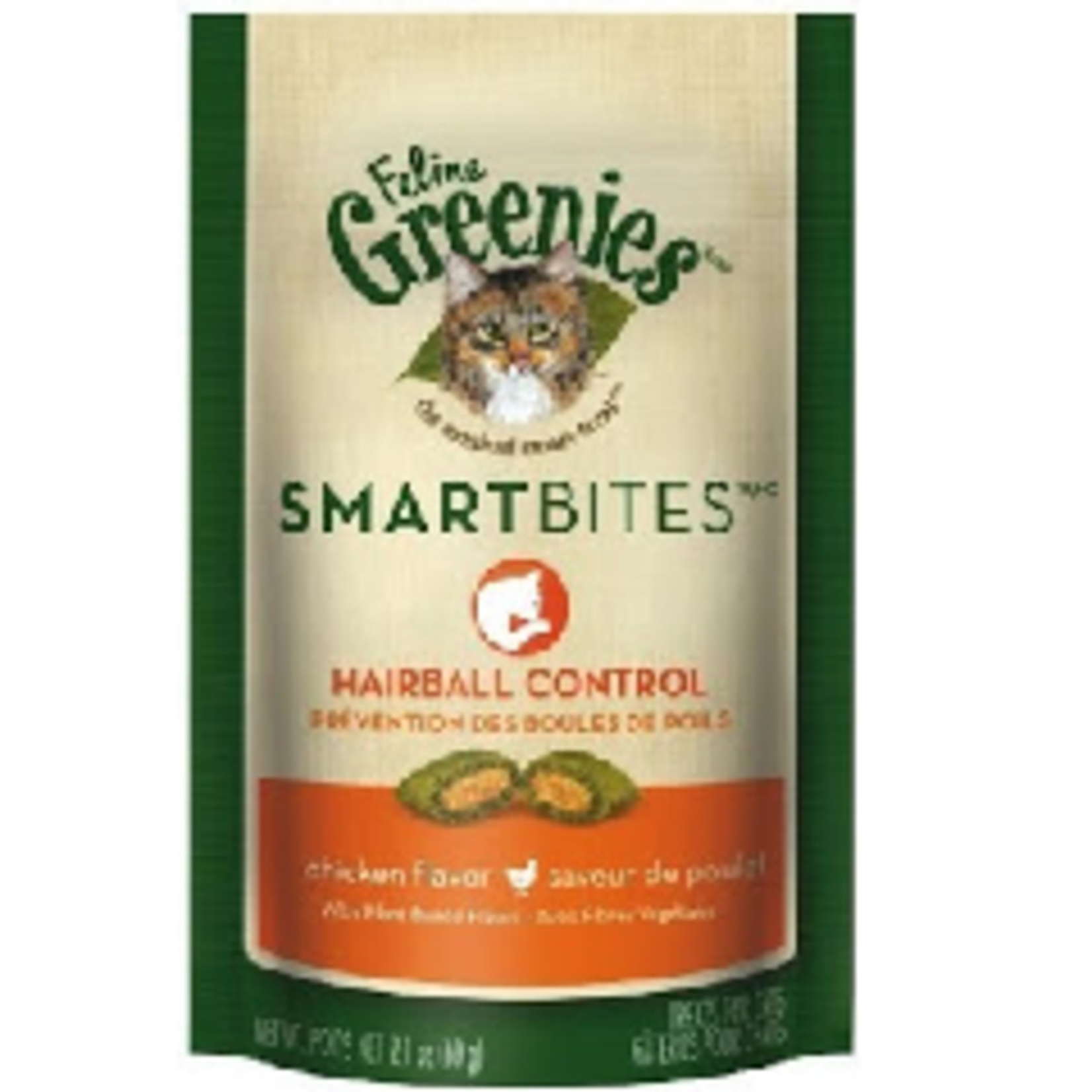 Greenies 2.1oz Chicken Healthy Indoor Feline Greenies