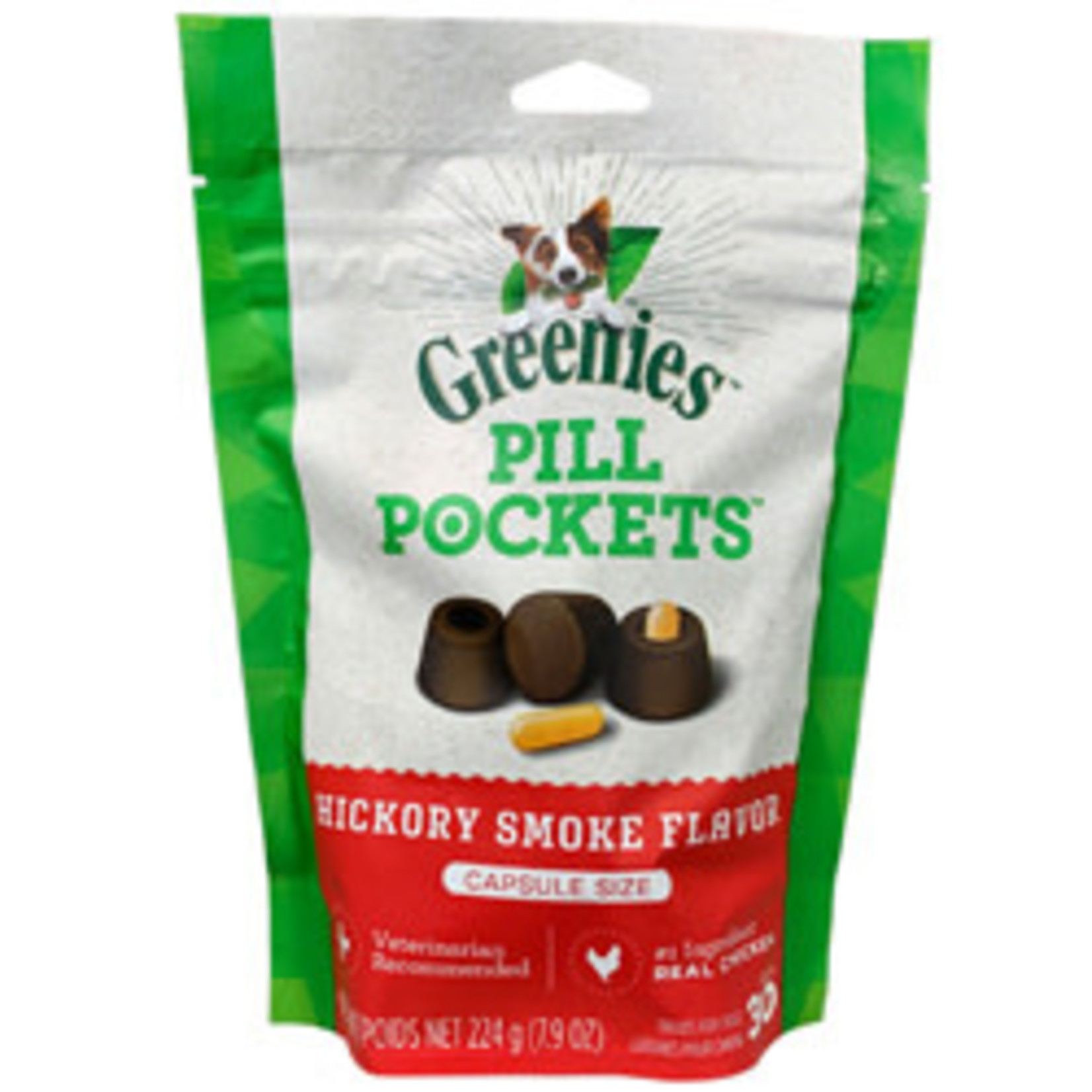 Greenies 30 Count Large Hickory Pill Pocket Dog Greenies