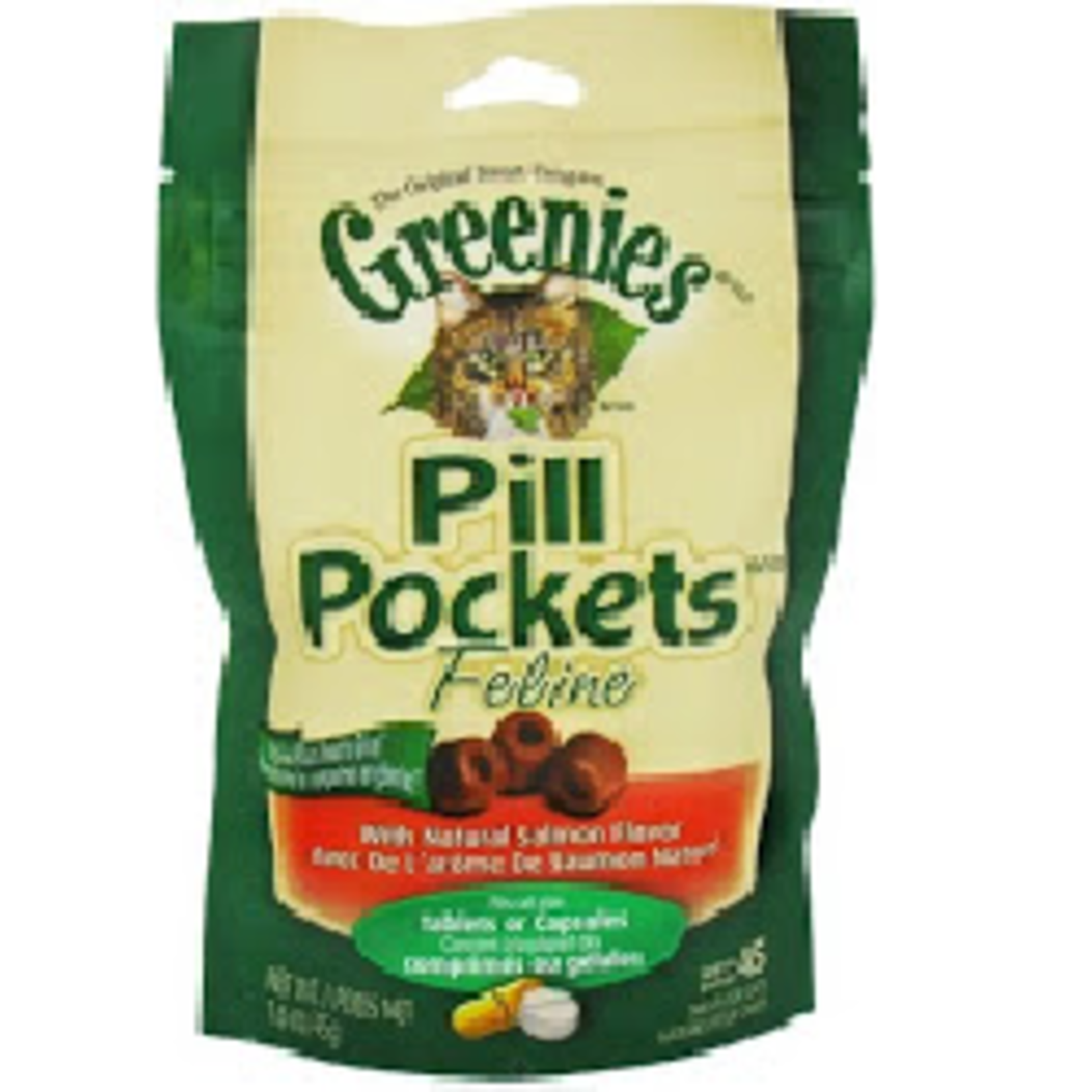 Greenies 45 Count Salmon Pill Pockets Cat Greenies