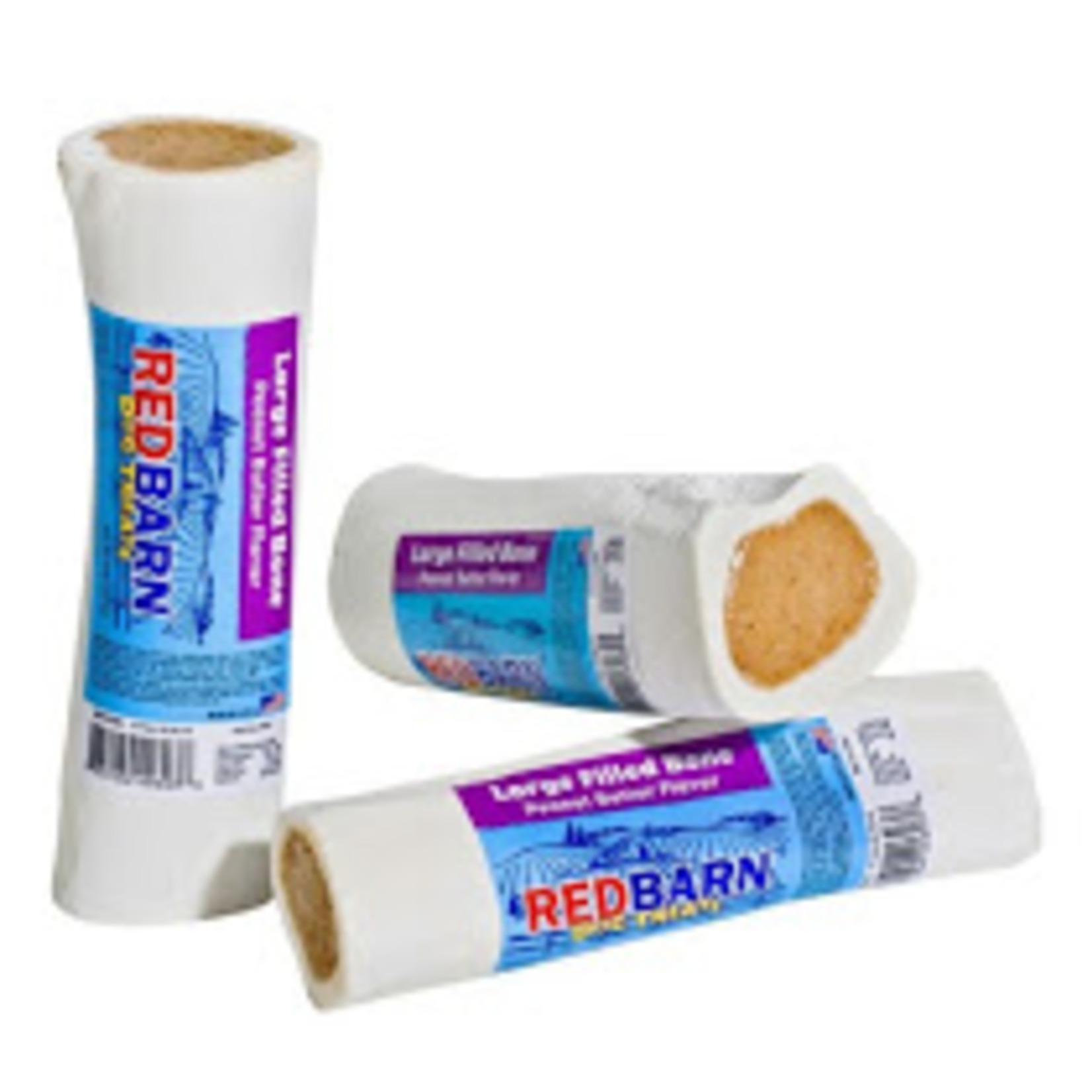 Redbarn 6" PB FILLED BONE REDBARN