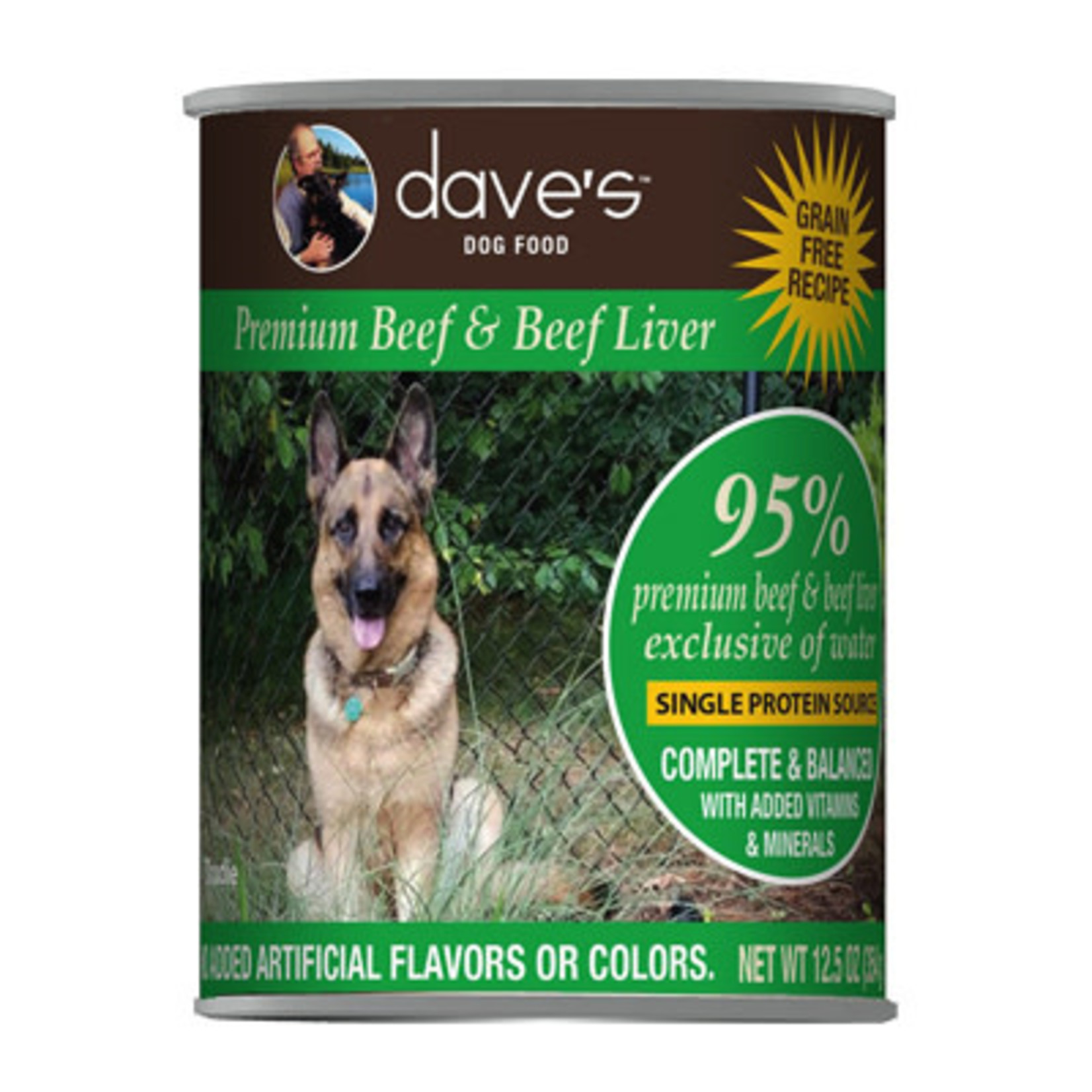 Dave's 95% Beef Dog 13oz Daves (dsc)
