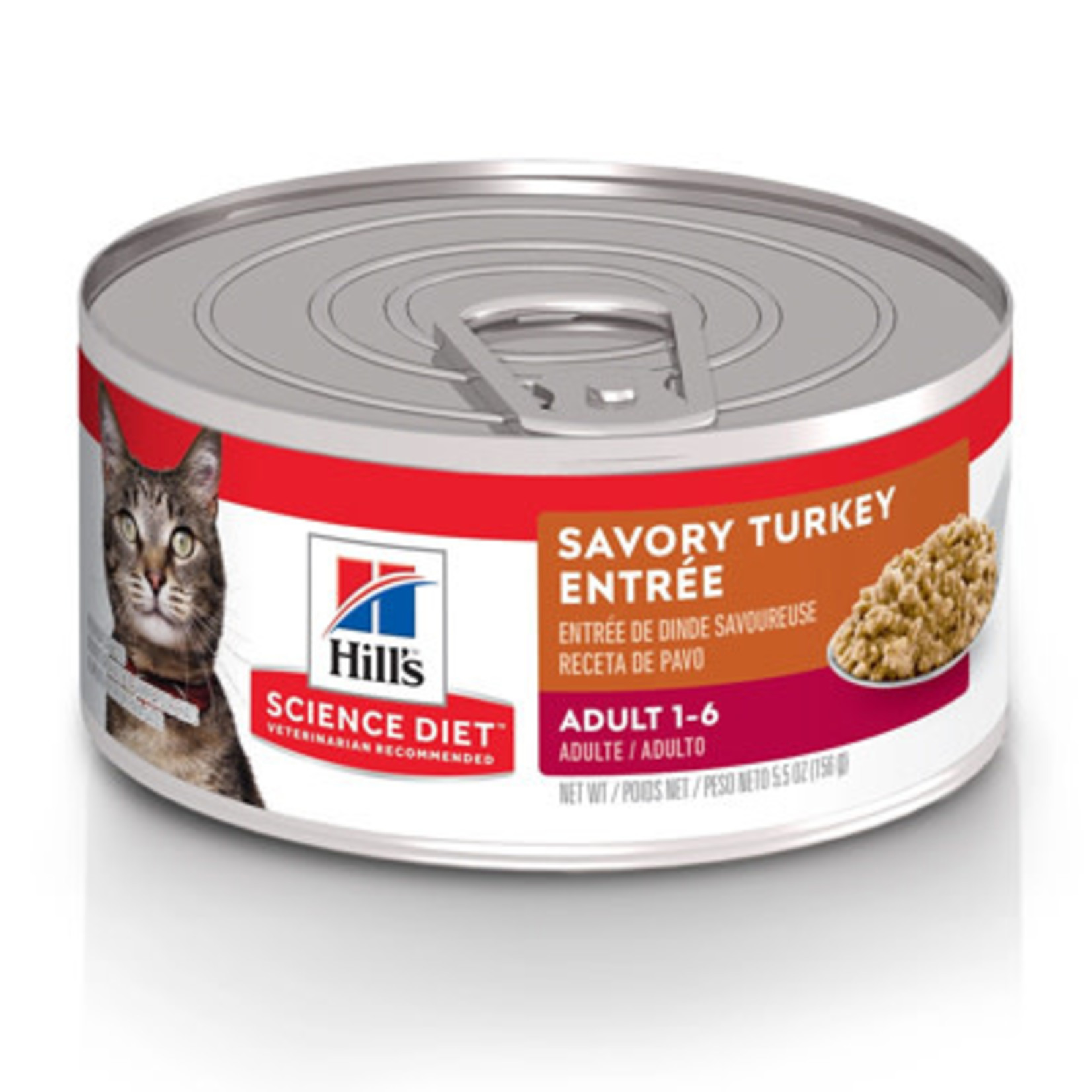 Science Diet Adult 1-6 Savory Turkey Entree Cat 5.5oz Science Diet