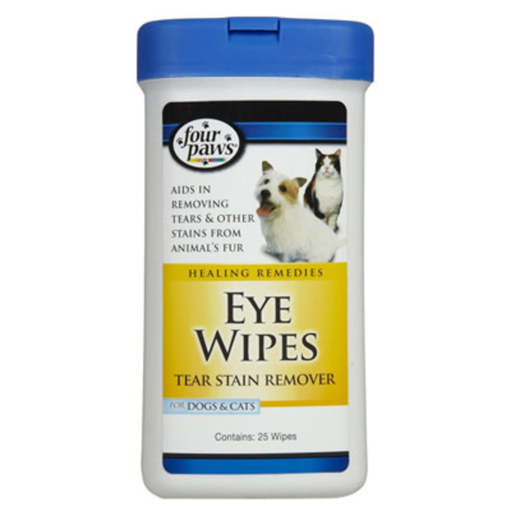 Four Paws 25 Count Eye Wipes For Dog/Cat