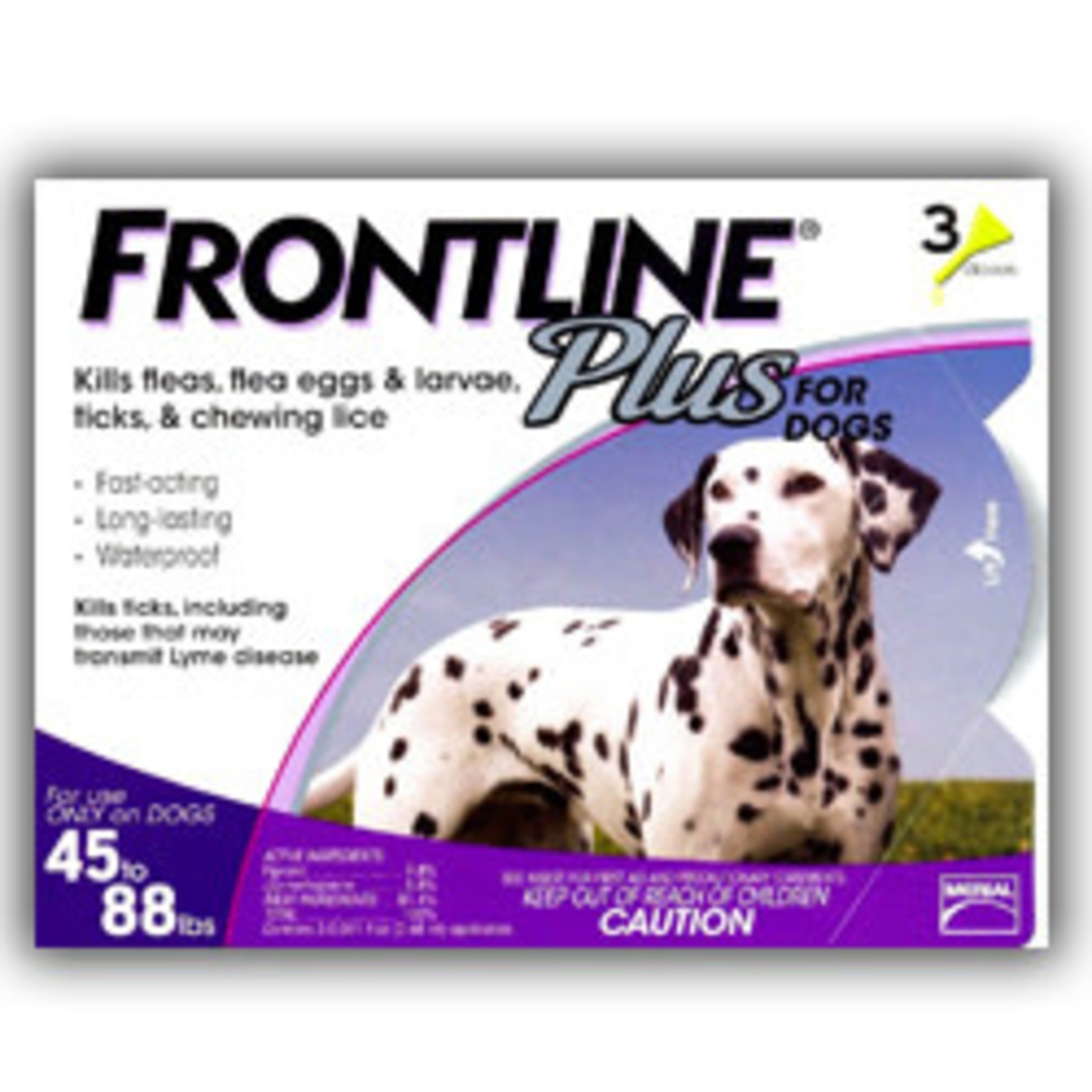 Merial Frontline Large dog 45-88# 3 pk