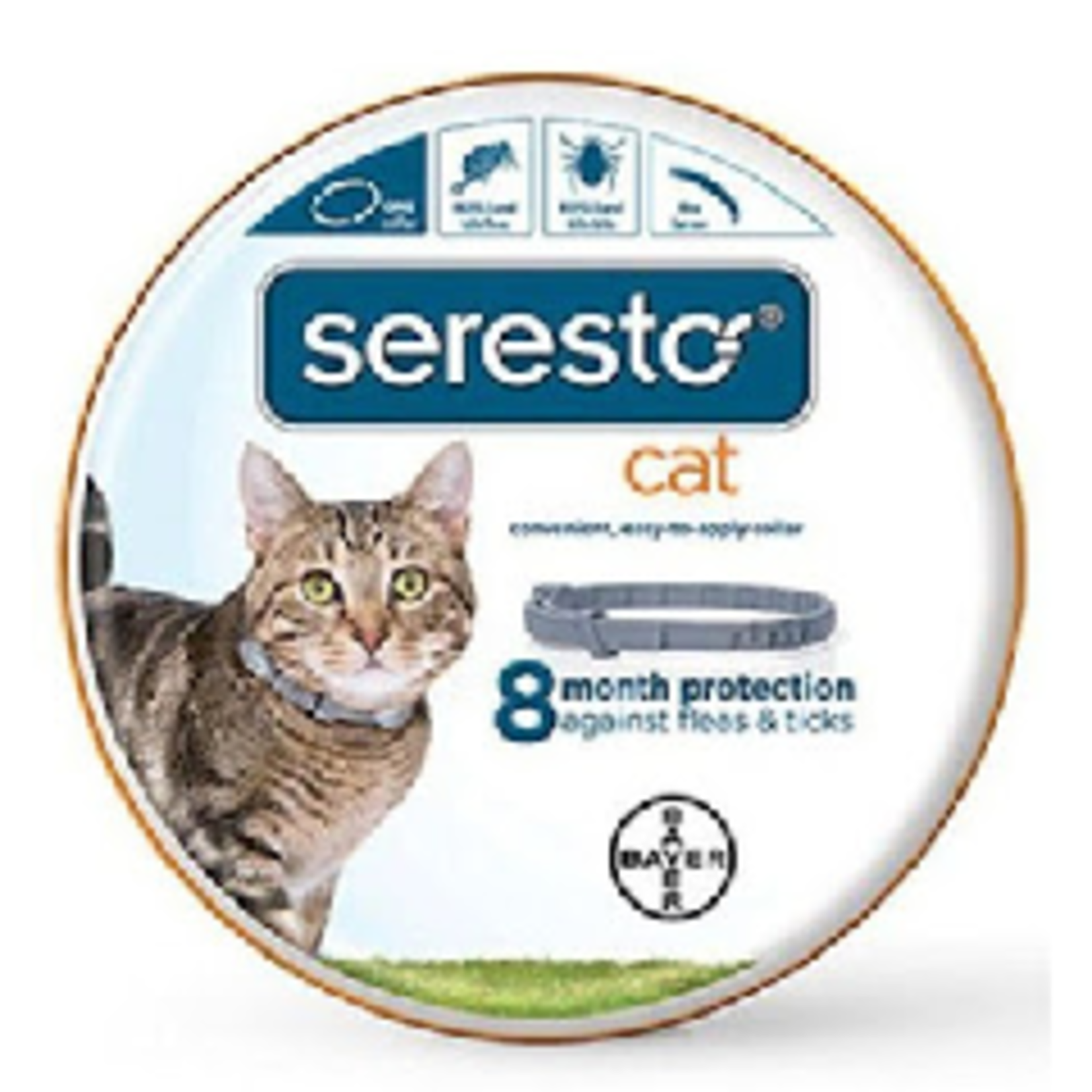 Bayer Seresto Cat Flea & Tick Collar 8 Month