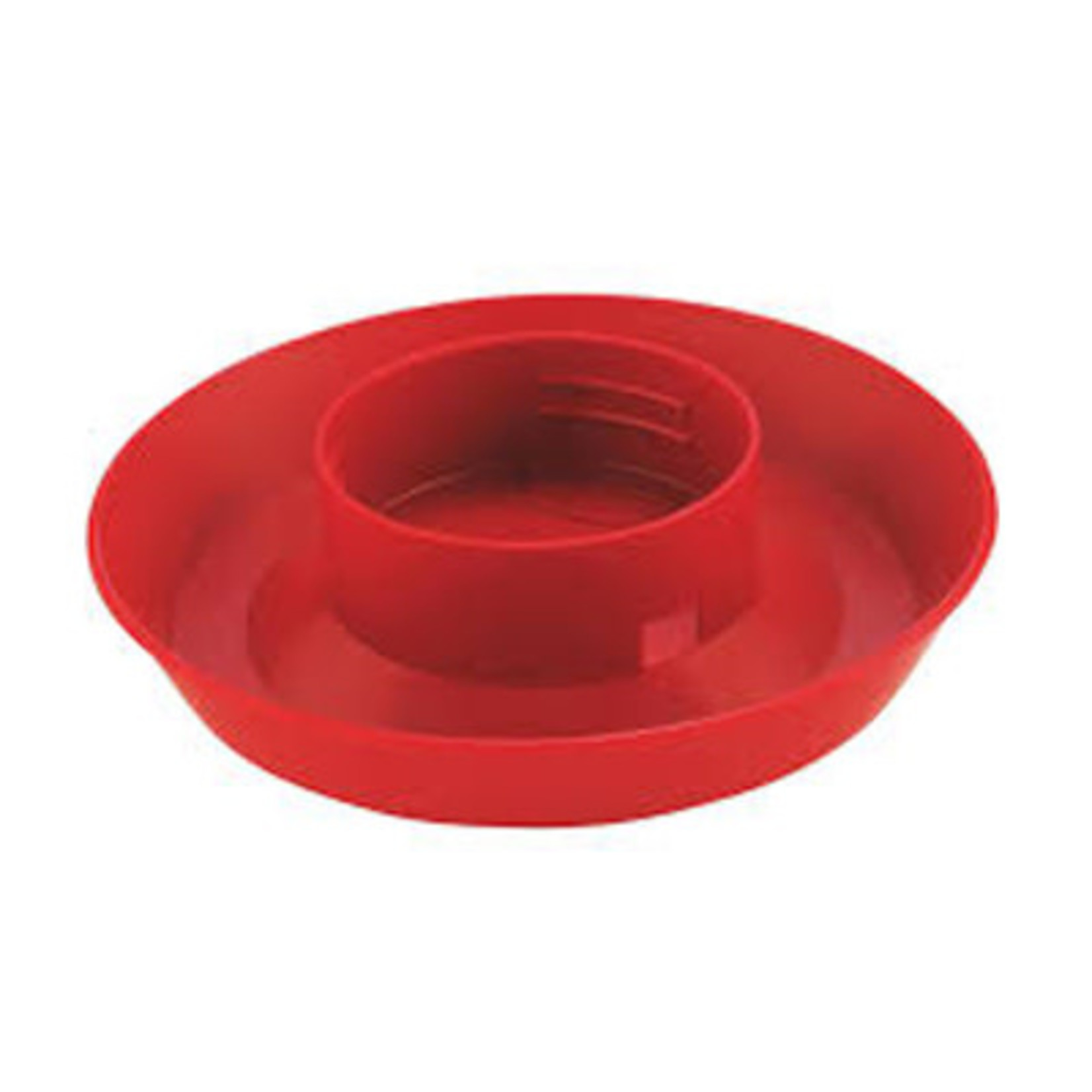 Little Giant Quart Red Plastic Fount Base for Poultry