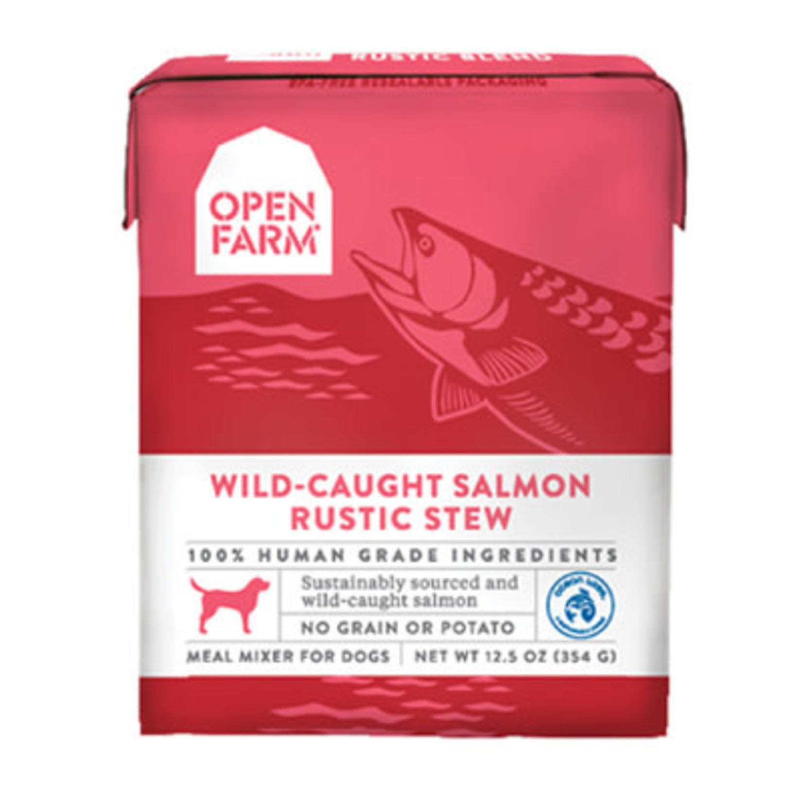 Open Farm Rustic Stew Wild Caught Salmon Dog 12.5oz Open Farm