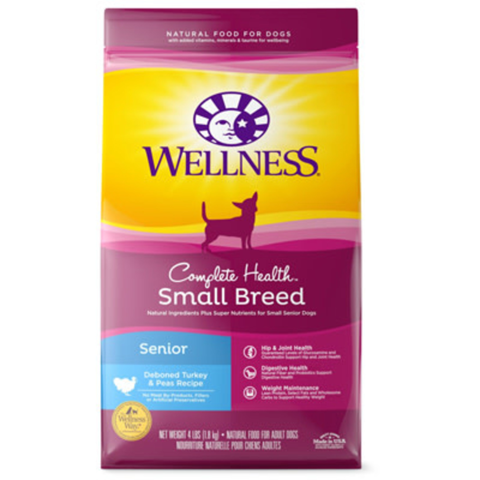 Wellness Complete Health Small Breed Turkey Senior 4# Wellness