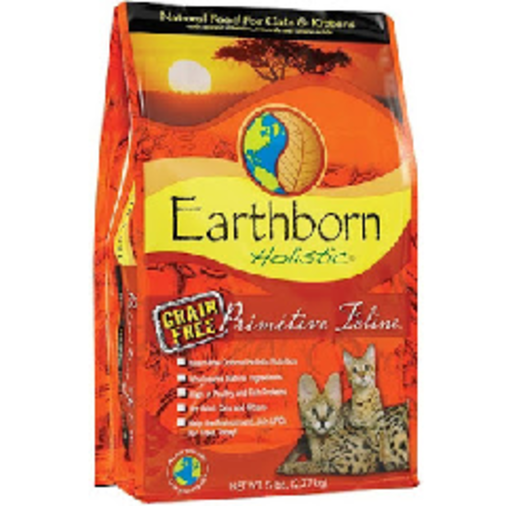 Earthborn Primitive Feline Grain Free Cat 5# Earthborn