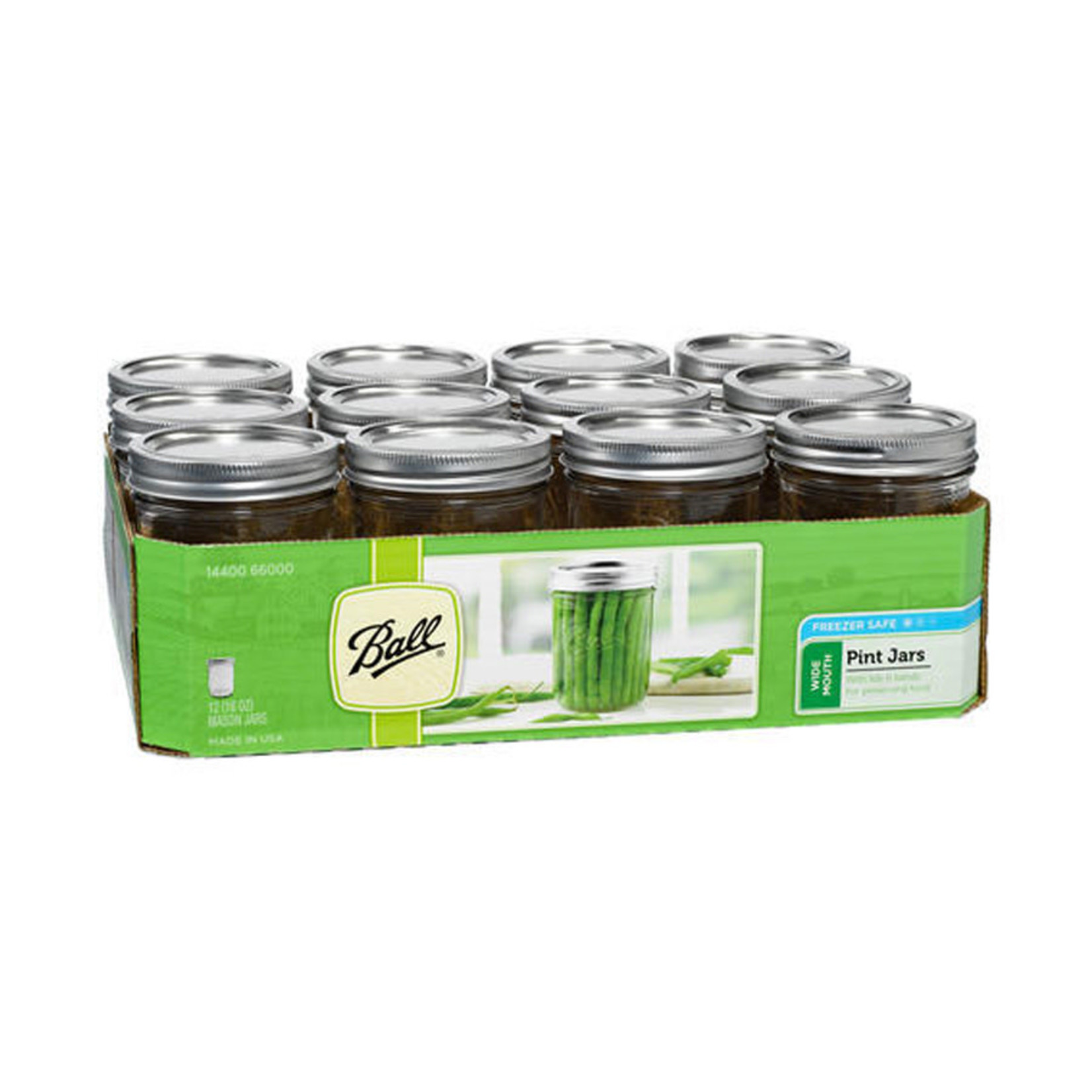 Ball Pint Wide Mouth Mason Jar 12-pack - West Lebanon Feed and Supply