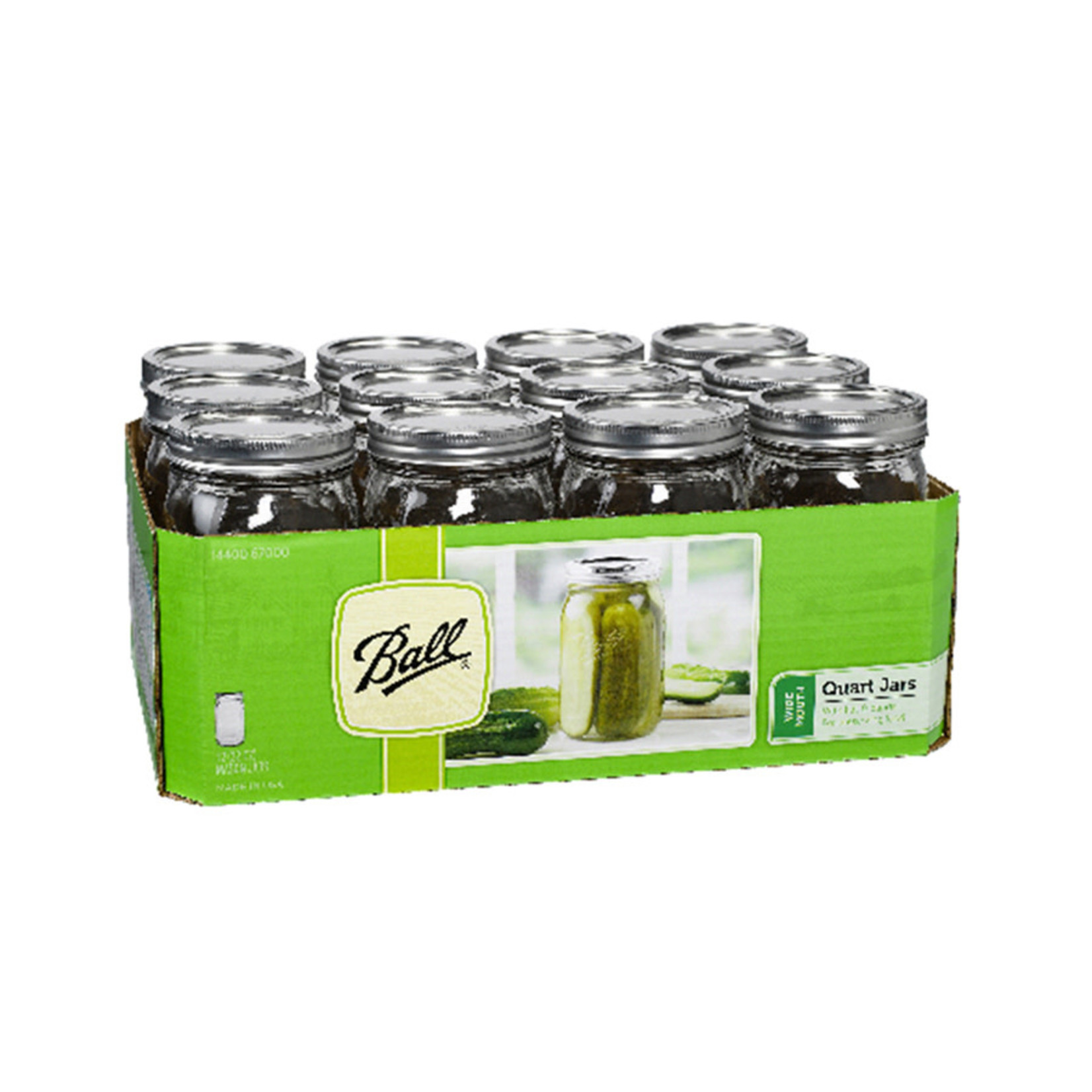 Ball Pint Wide Mouth Mason Jar 12-pack - West Lebanon Feed and Supply