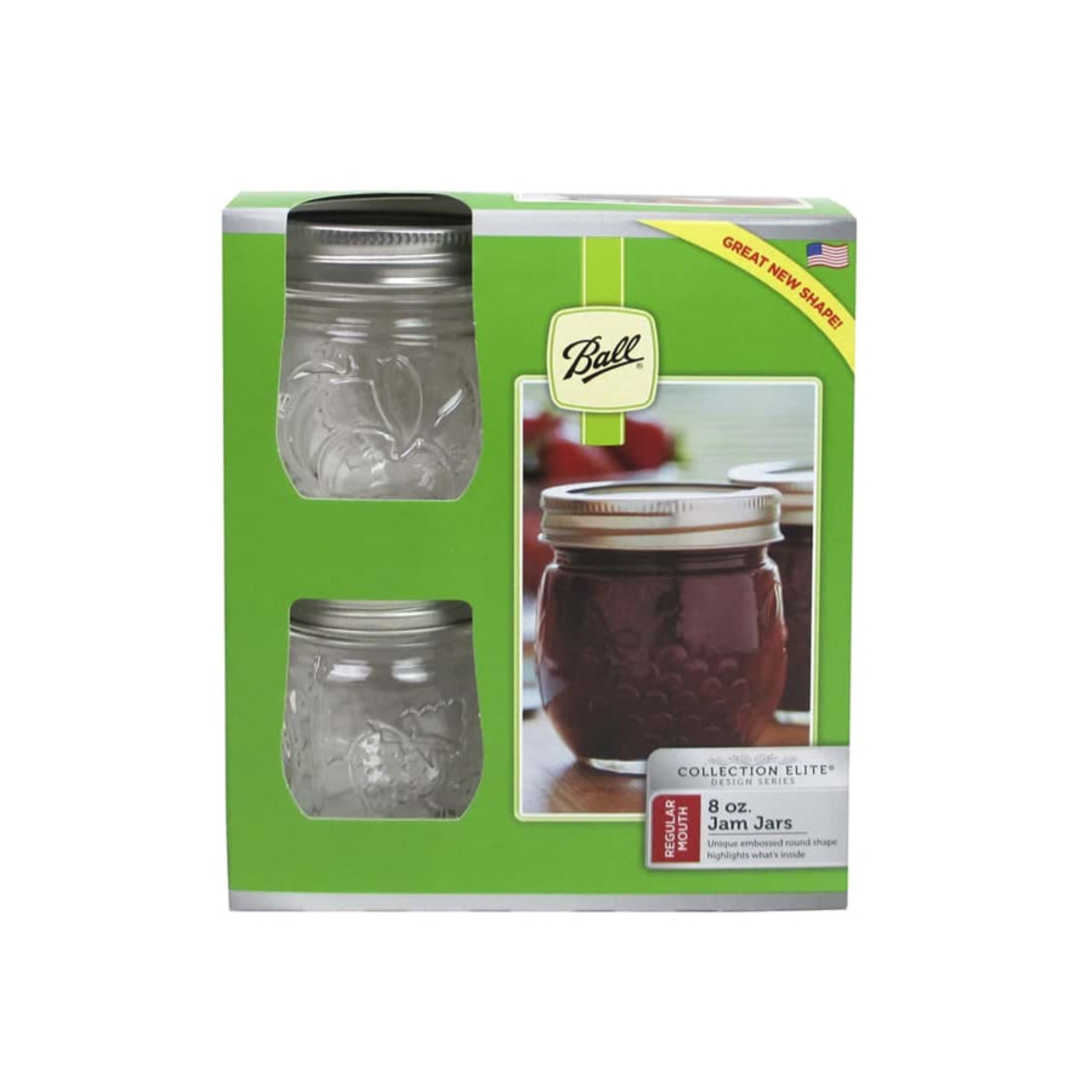 Ball 8oz Jam Mason Jar 4-pack