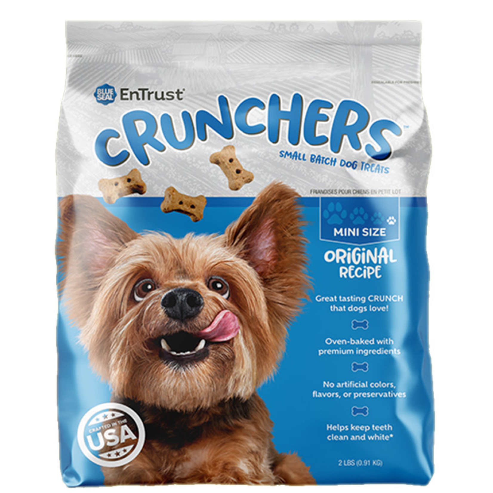 Blue Seal-Treats BSF Crunchers Dog Biscuit Mini Plain 2#