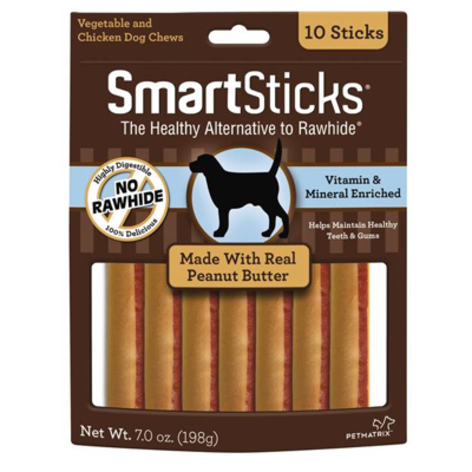 Spectrum Smart Sticks Peanut Butter 12PK SmartBones