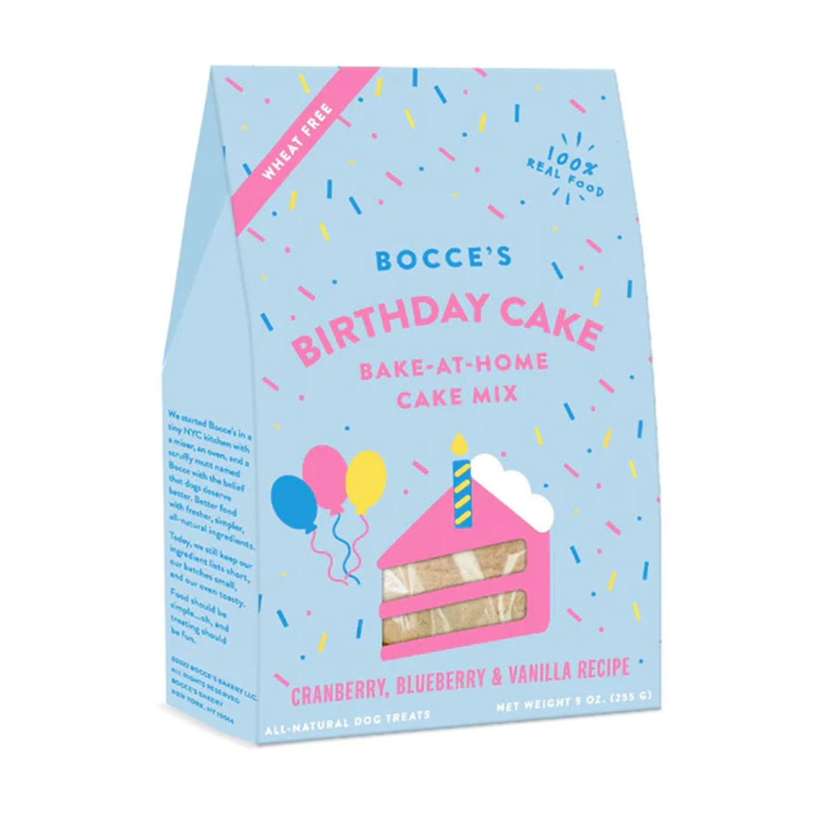 Bocce's 9oz Birthday Cake Mix Dog Biscuit Bocce's