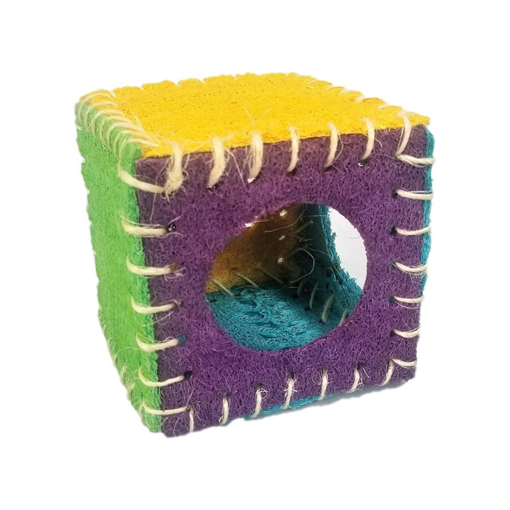 A&E Cage Company Small Loofah Cube Chew Nibbles