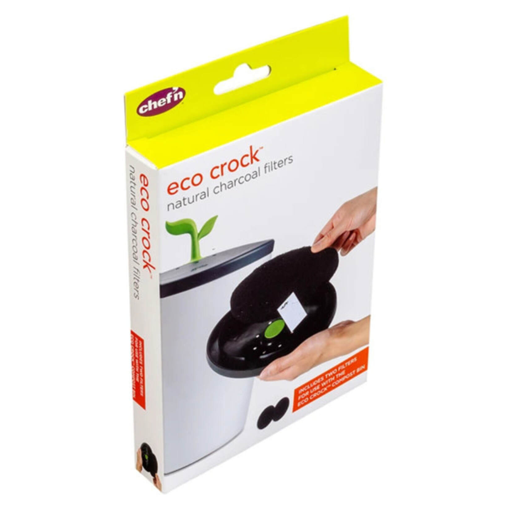 Chef'N Eco Crock Compost Filter 2pk Chef'n