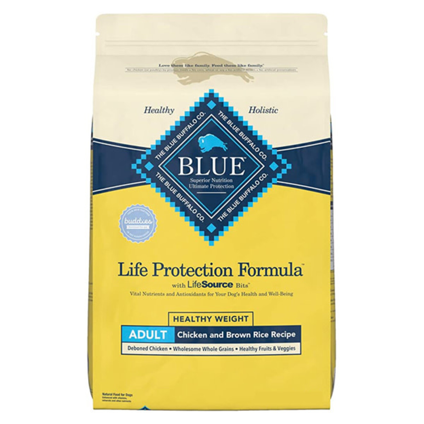 Blue  Buffalo 5# Life Protection Formula Healthy Weight Chicken & Rice Dog Blue Buffalo