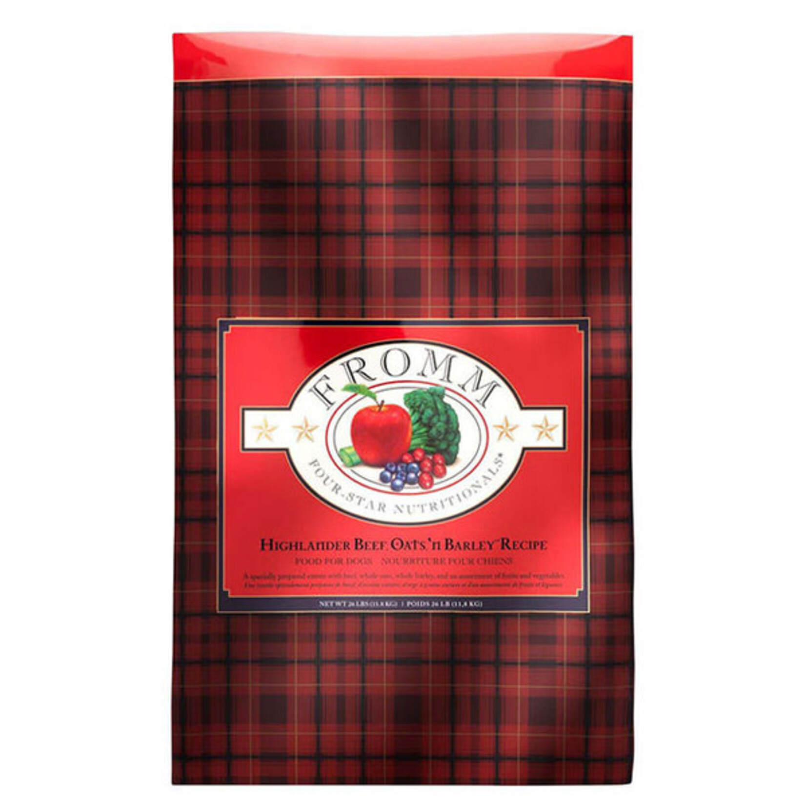 Fromm 4# Four Star Highlander Beef & Oats Dog Fromm