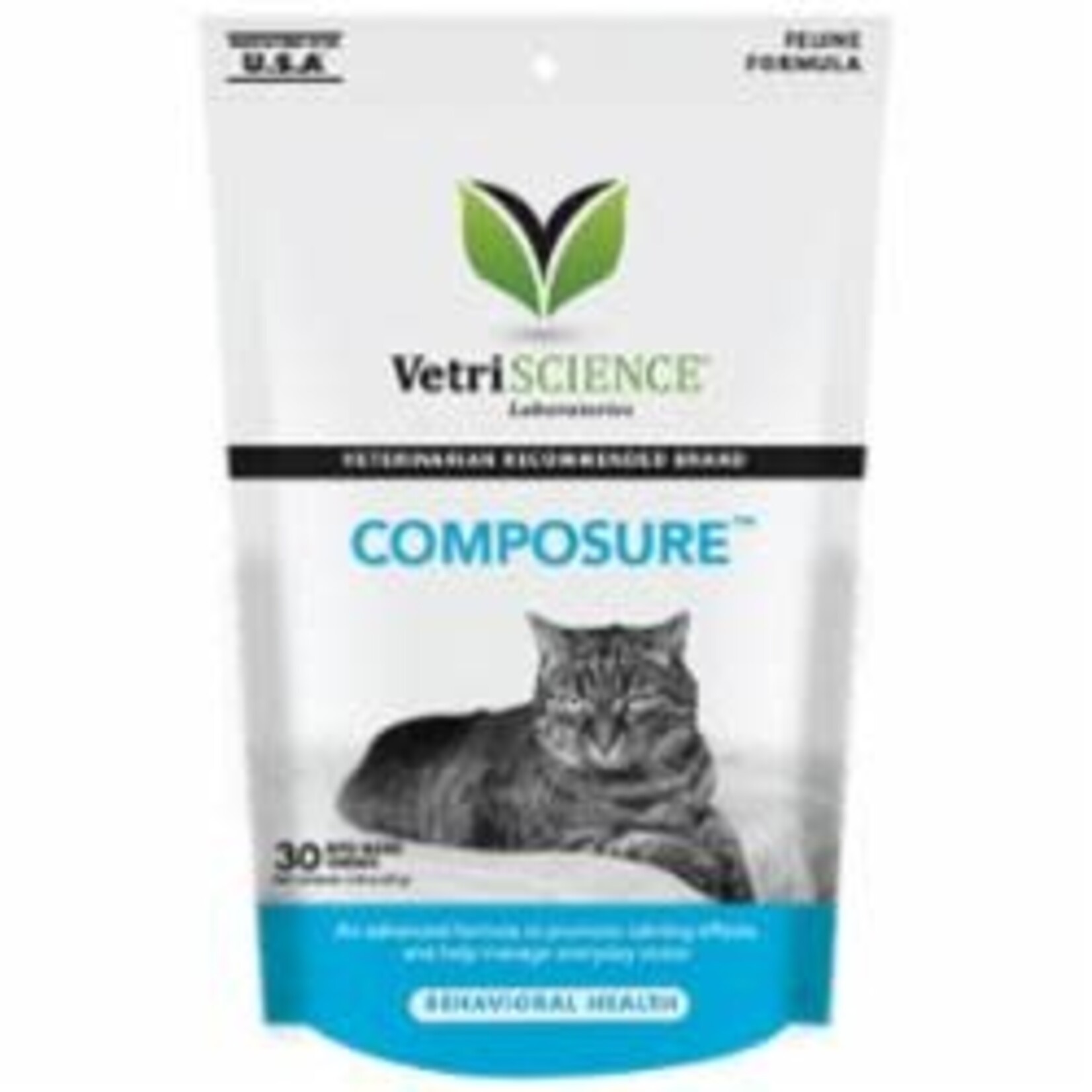 VetriScience 30ct Cat Composure Bacon VetriScience
