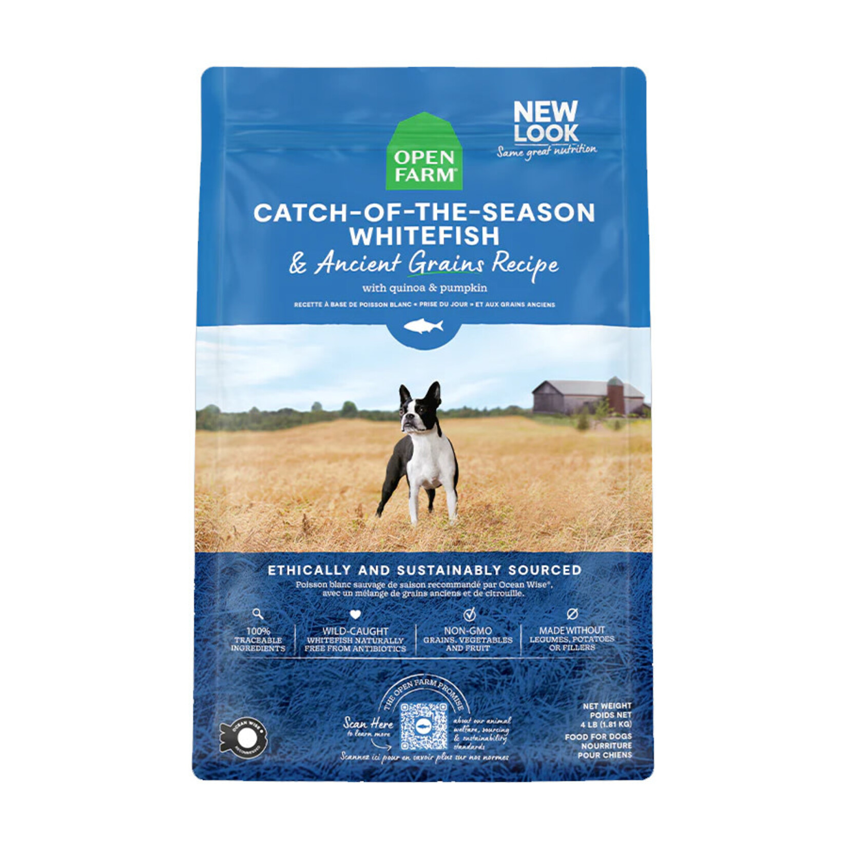Open Farm Open Farm Ancient Grains Catch of the Season Whitefish Dog Food