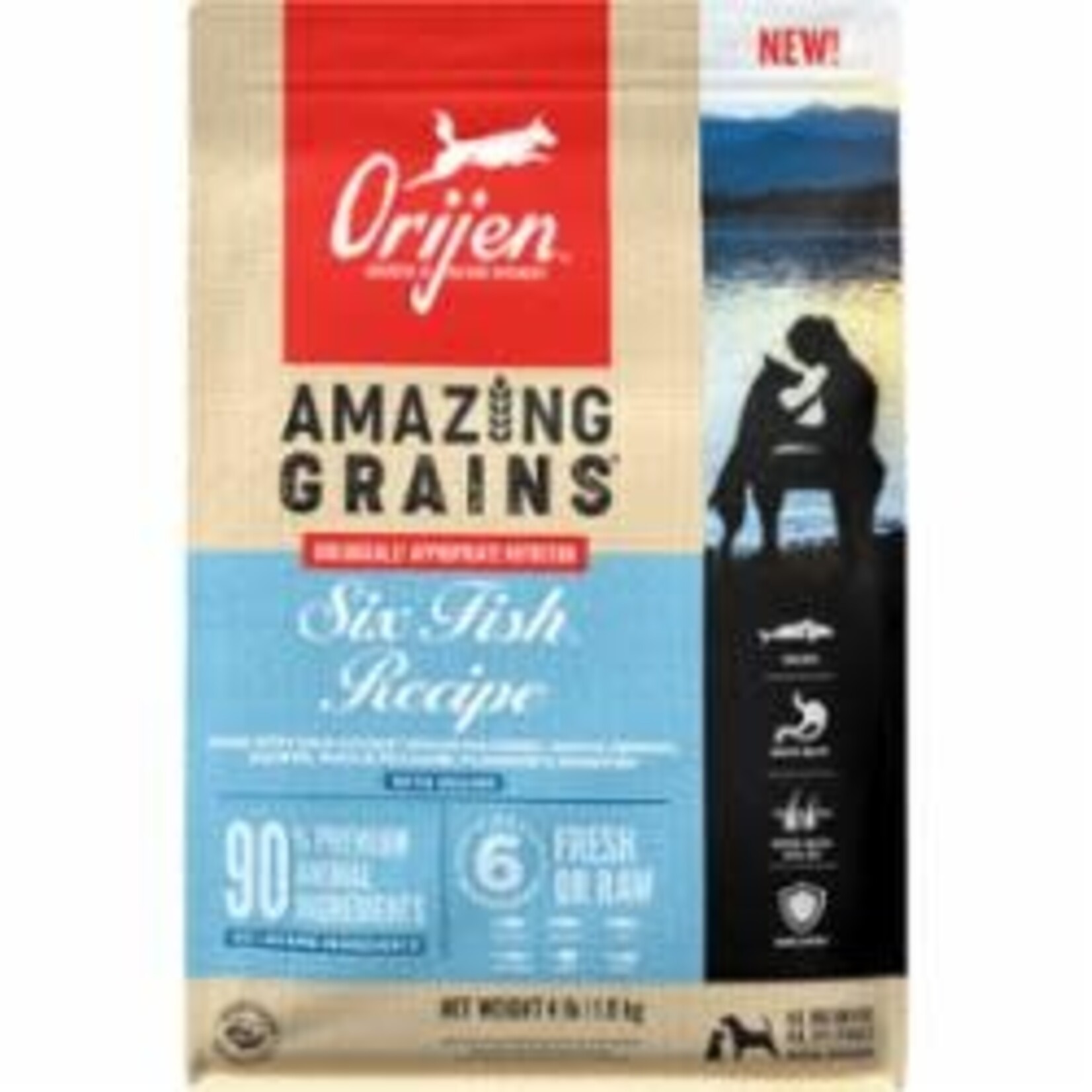 Orijen Orijen Amazing Grains Six Fish Dog Food
