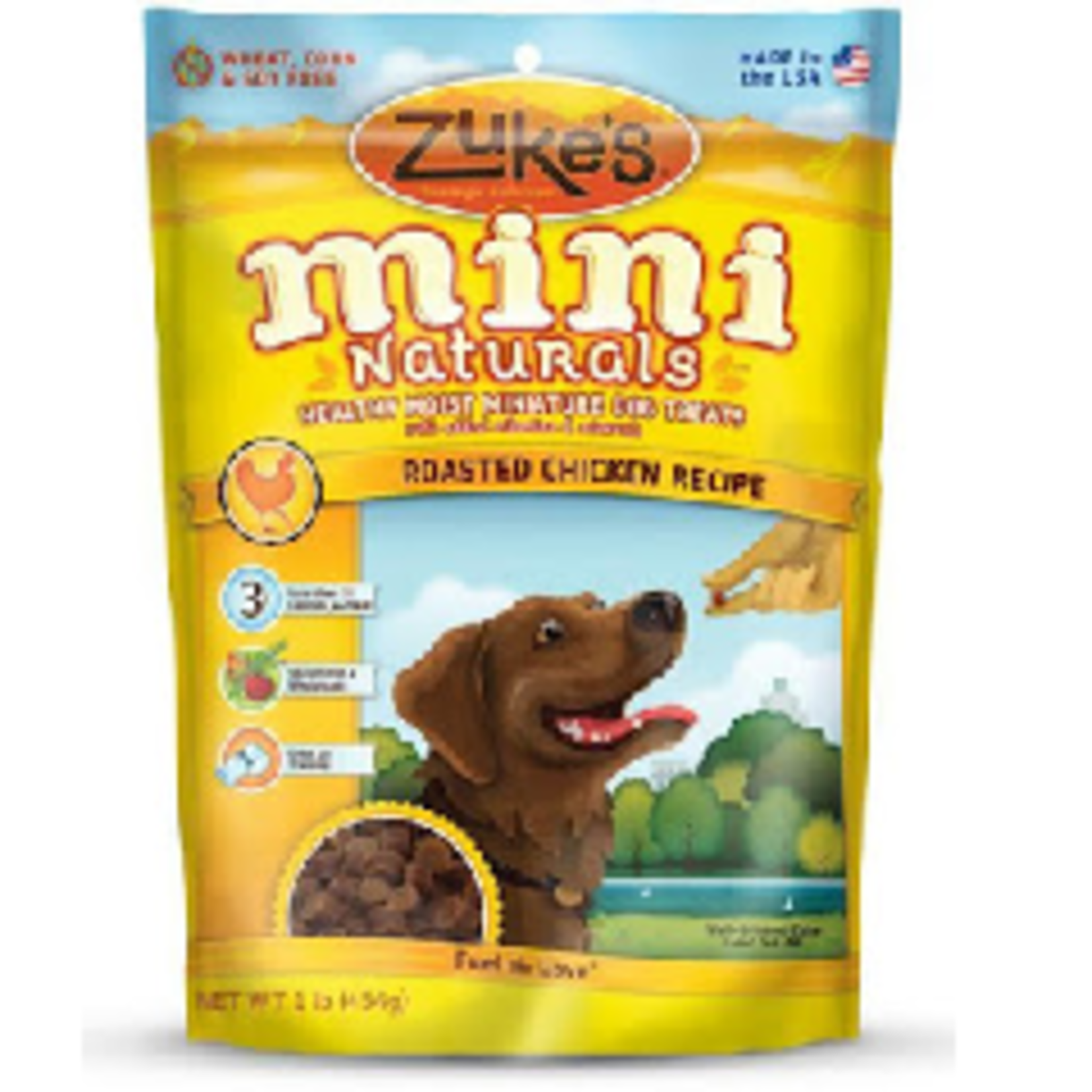 Zukes Zuke's Chicken Mini Naturals Dog Treats