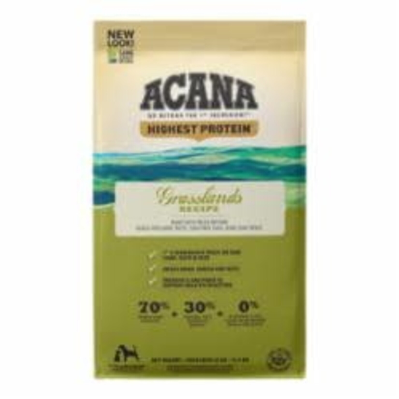 Acana Grassland Grain Free Dog 25# Acana