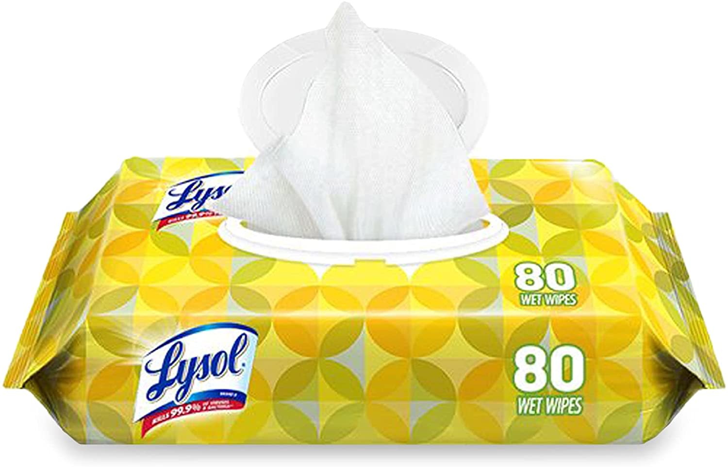 LYSOL Disinfecting Wipes Lemon & Lime Blossom Flatpack 80 ct