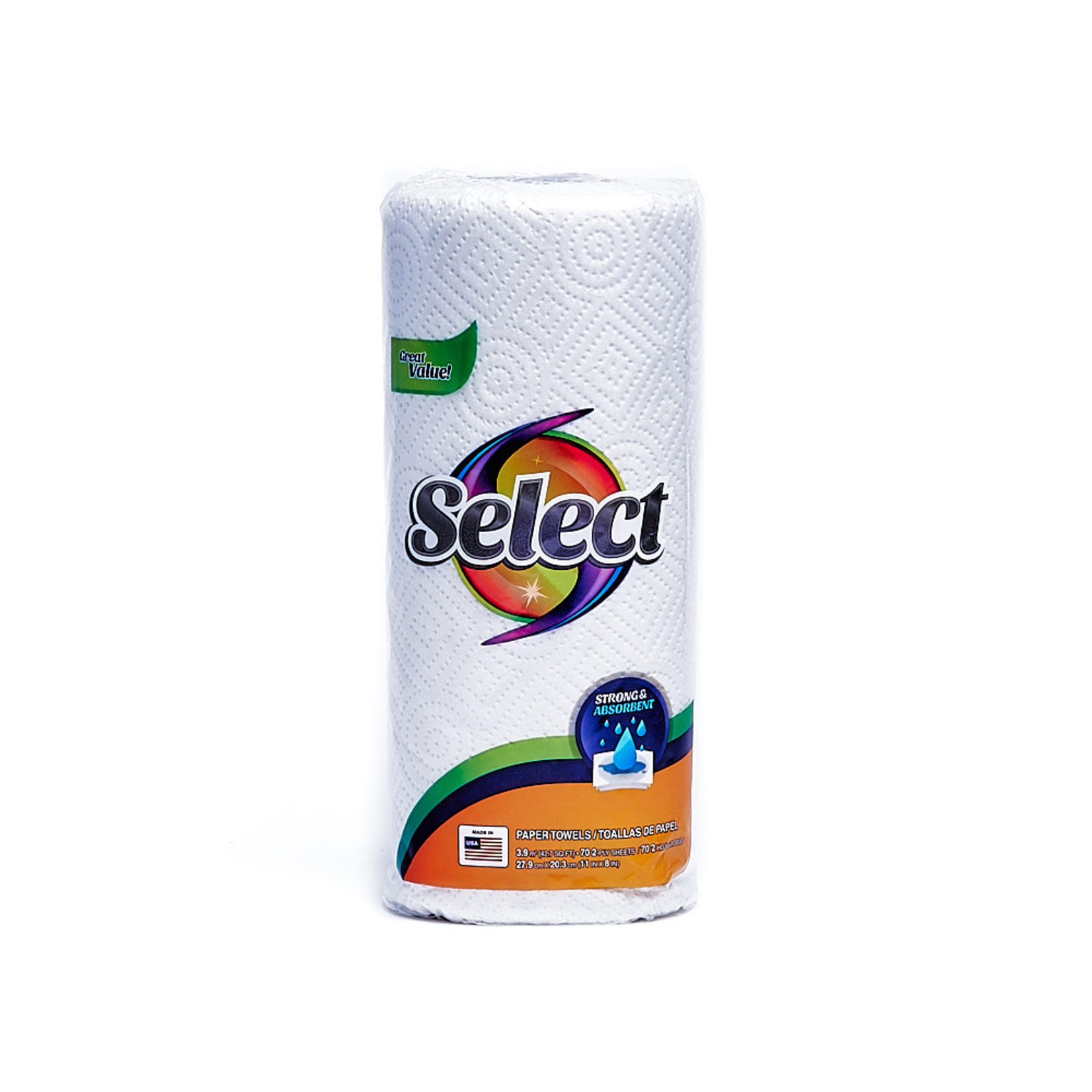 Select 2 ply Paper Towel 70 sh - 15/case ($13.35)