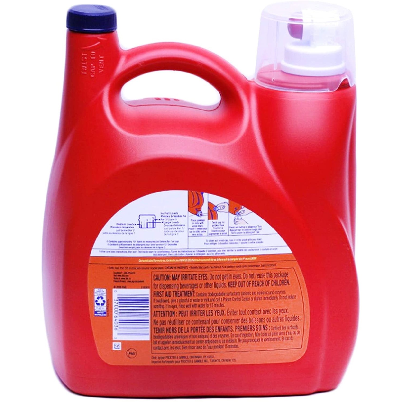 Tide High Efficiency, Ultra Concentrated Original Liquid Laundry Detergent 165 oz - 4/case ($111.96)