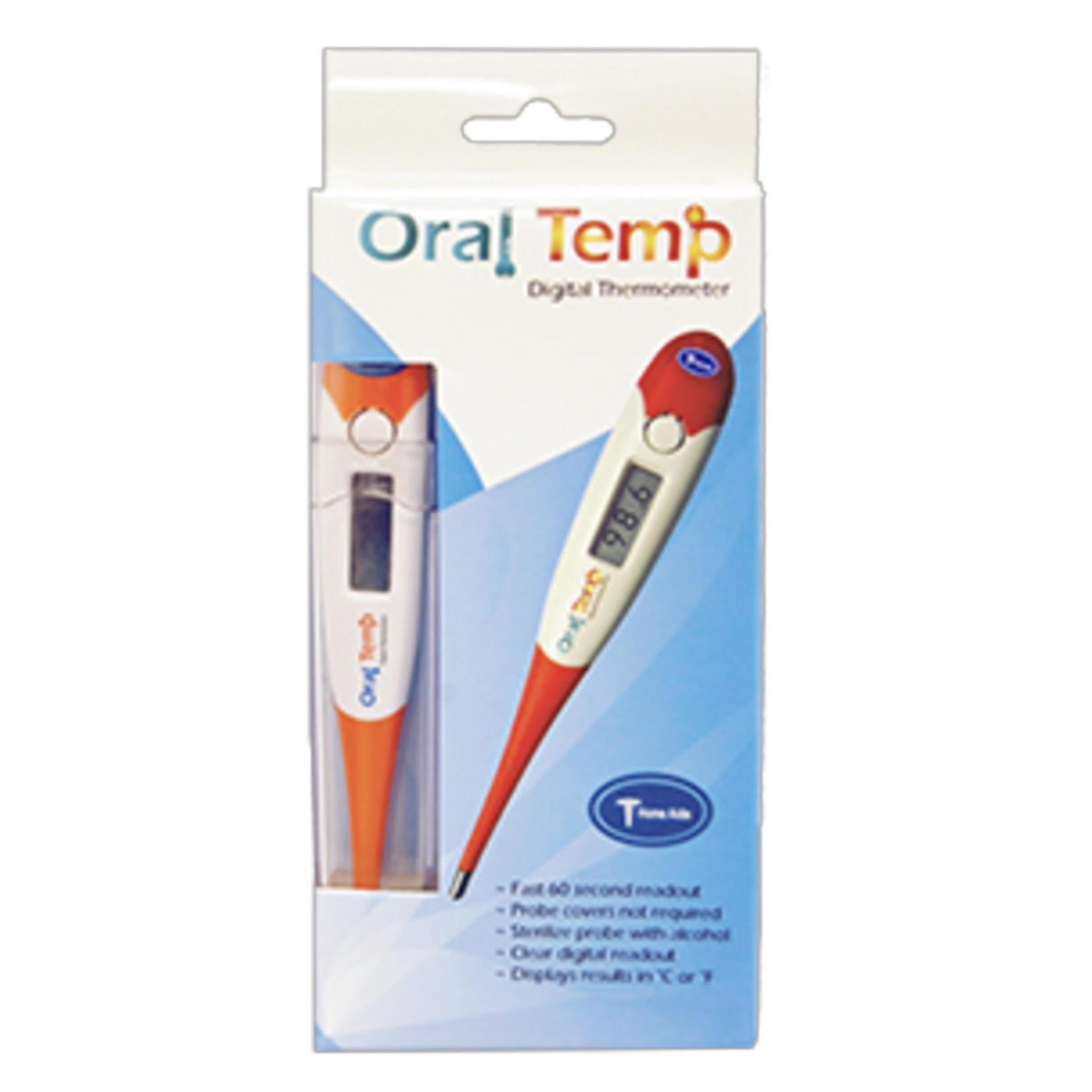 Home Aide Oral Temp Thermometer - NDC# 91237-0001-54