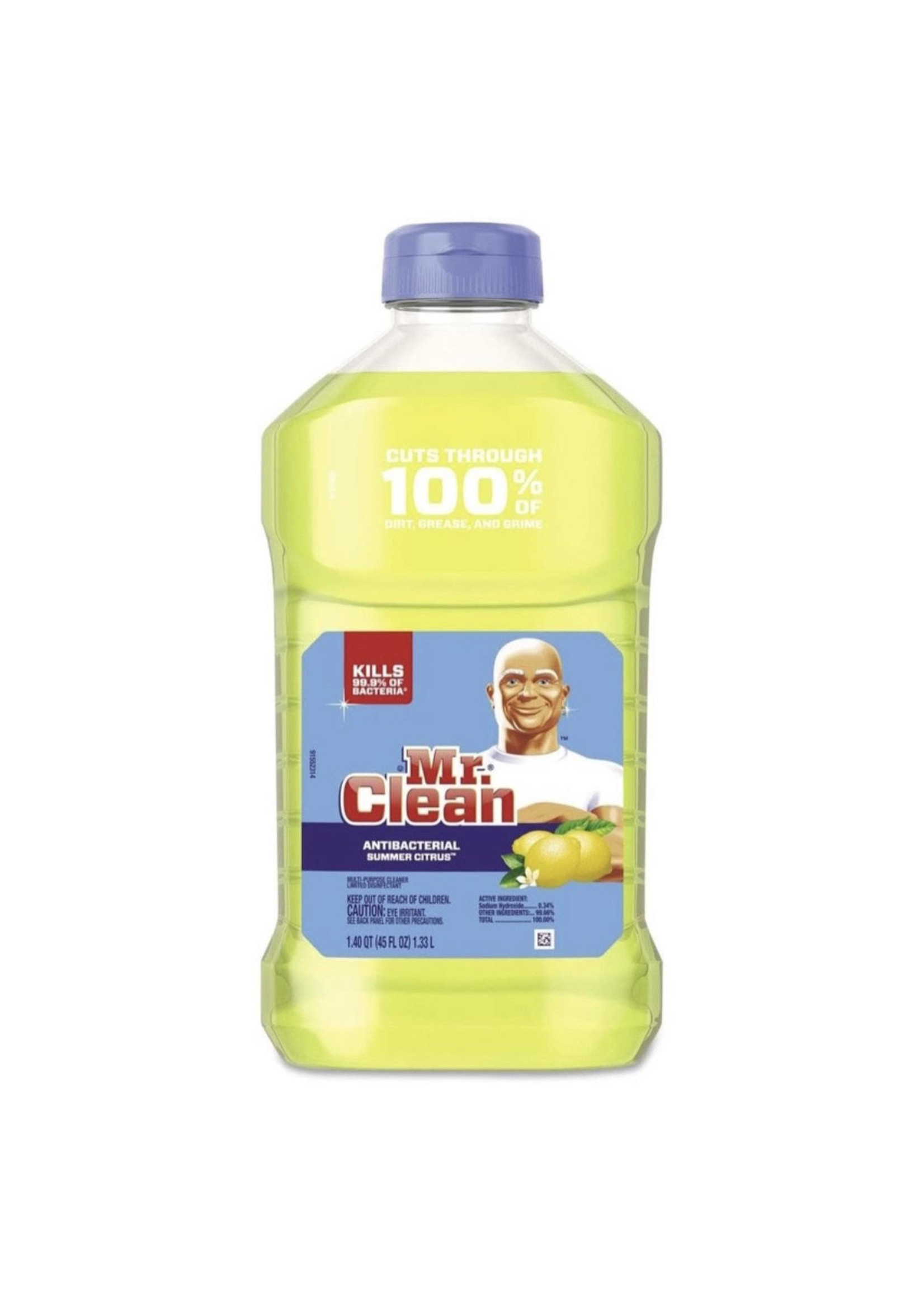 Mr. Clean Summer Citrus Scent Antibacterial Multi-Surface Cleaner 45oz - 6/case ($20.94)