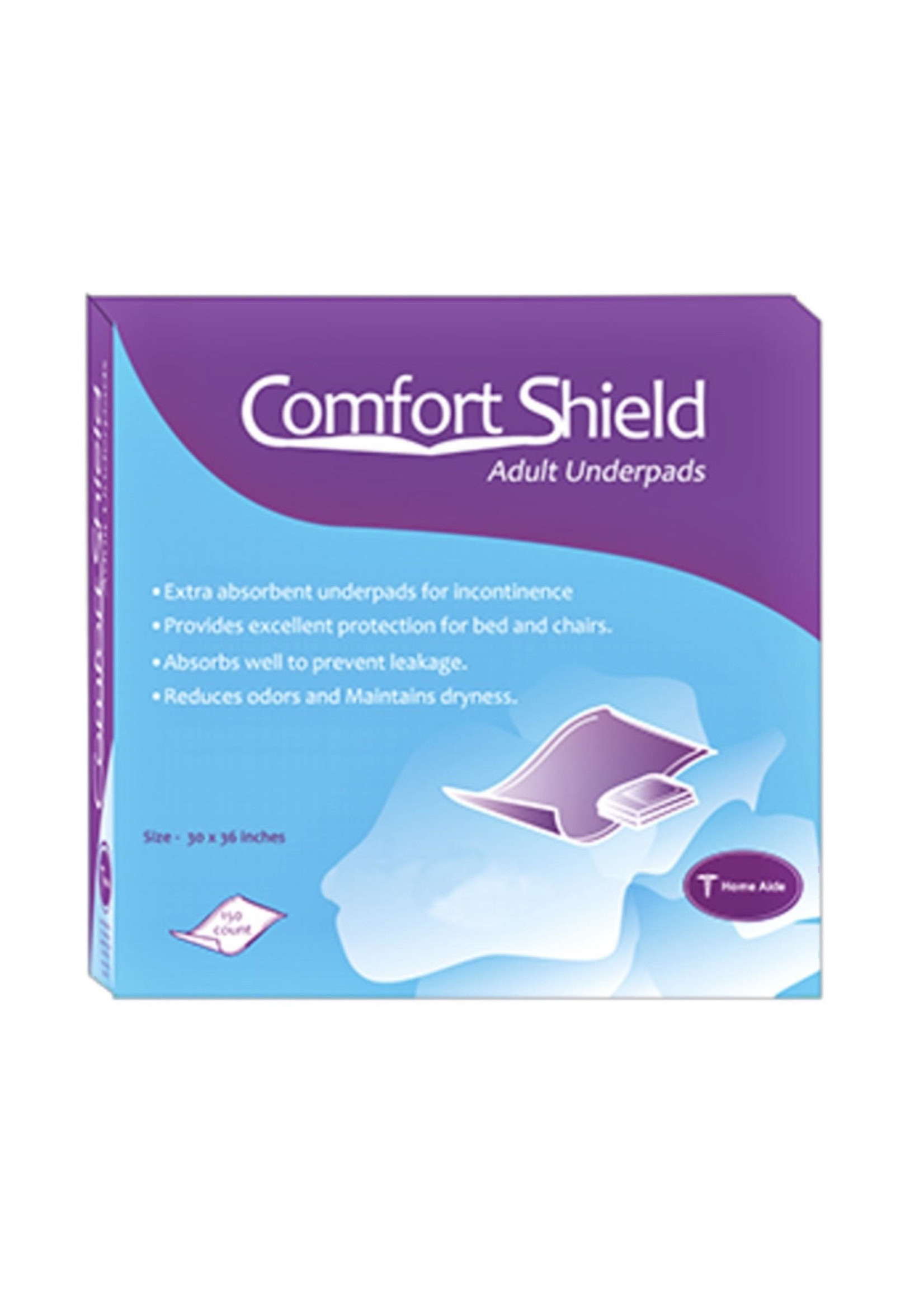 Home Aide Comfort Shield Adult Underpads - NDC# 91237-0001-53
