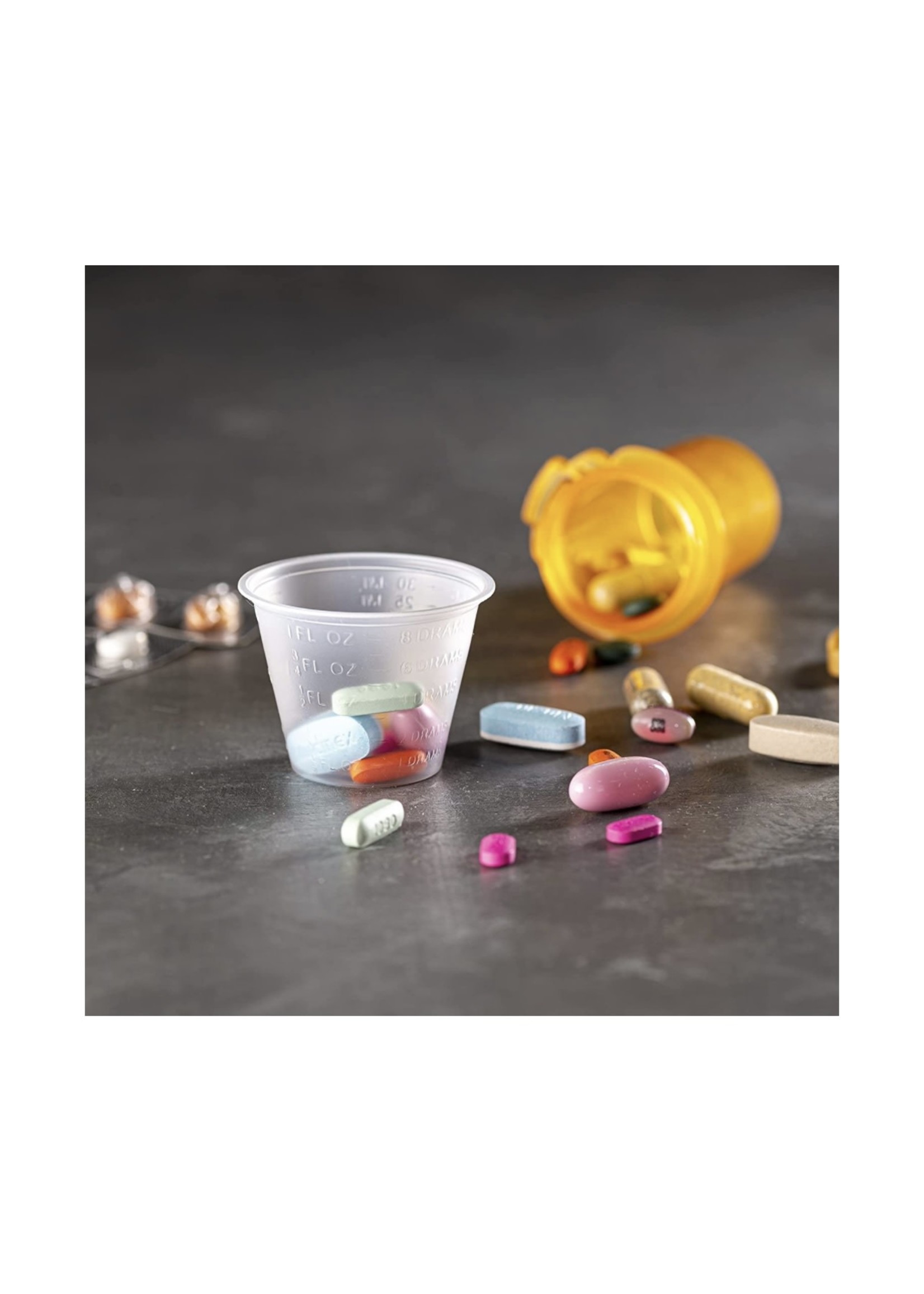 MPR-97202 - Medicine Cup - 1oz -Transp - Grad. - 100cups/bag | 50bags/cs