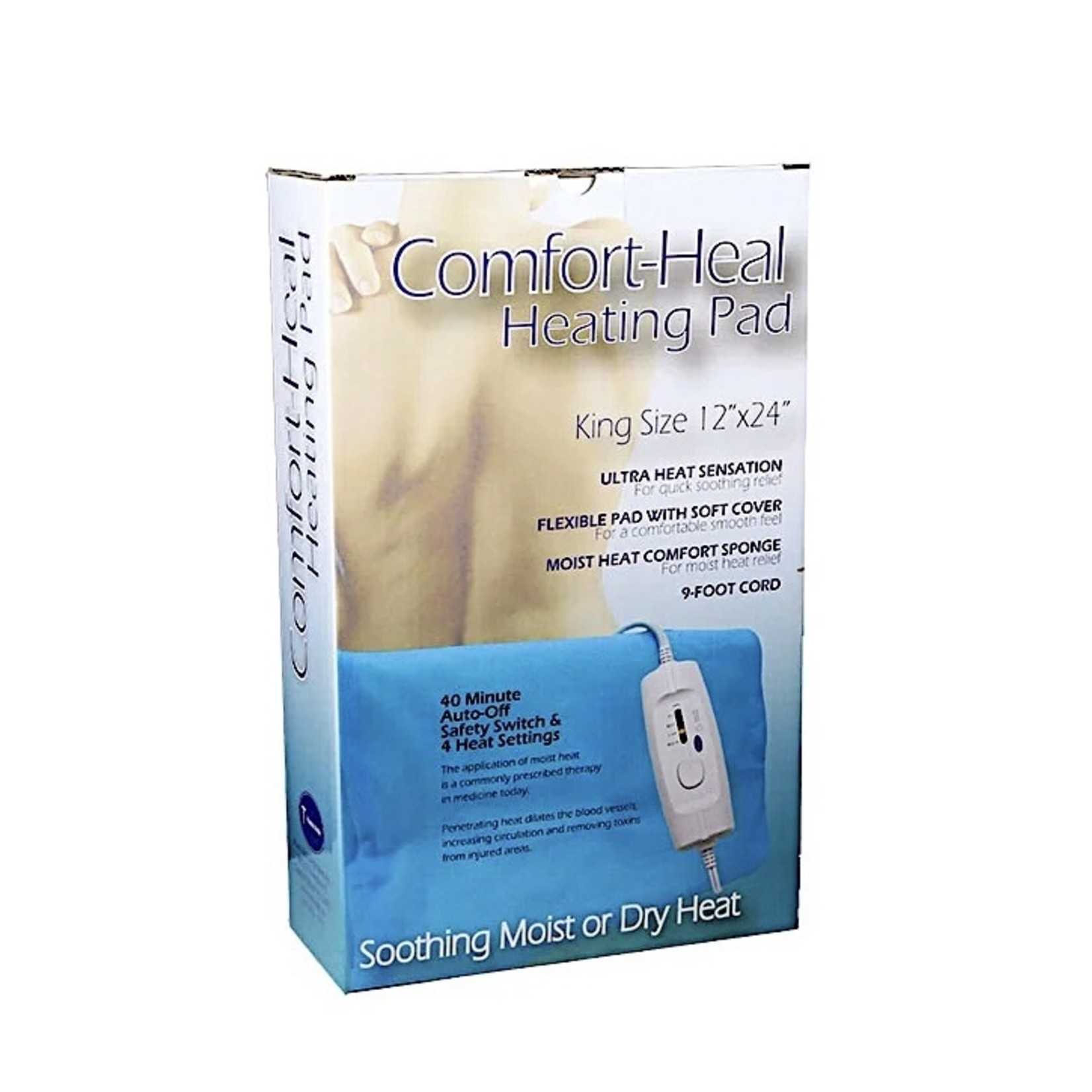 Home Aide Comfort-Heal Heating Pad (12/case) - NDC# 91237-0001-03