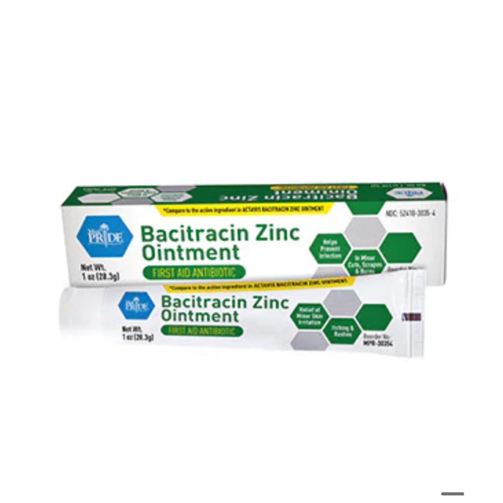 MPR-30354 - Bacitracin Zinc - 1oz tube - 72/cs