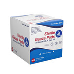 Gauze Pad Sterile 1's - 4"x 4" - 12 Ply - 12/cs