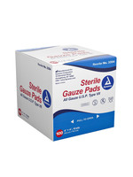 Gauze Pad Sterile 1's - 4"x 4" - 12 Ply - 12/cs