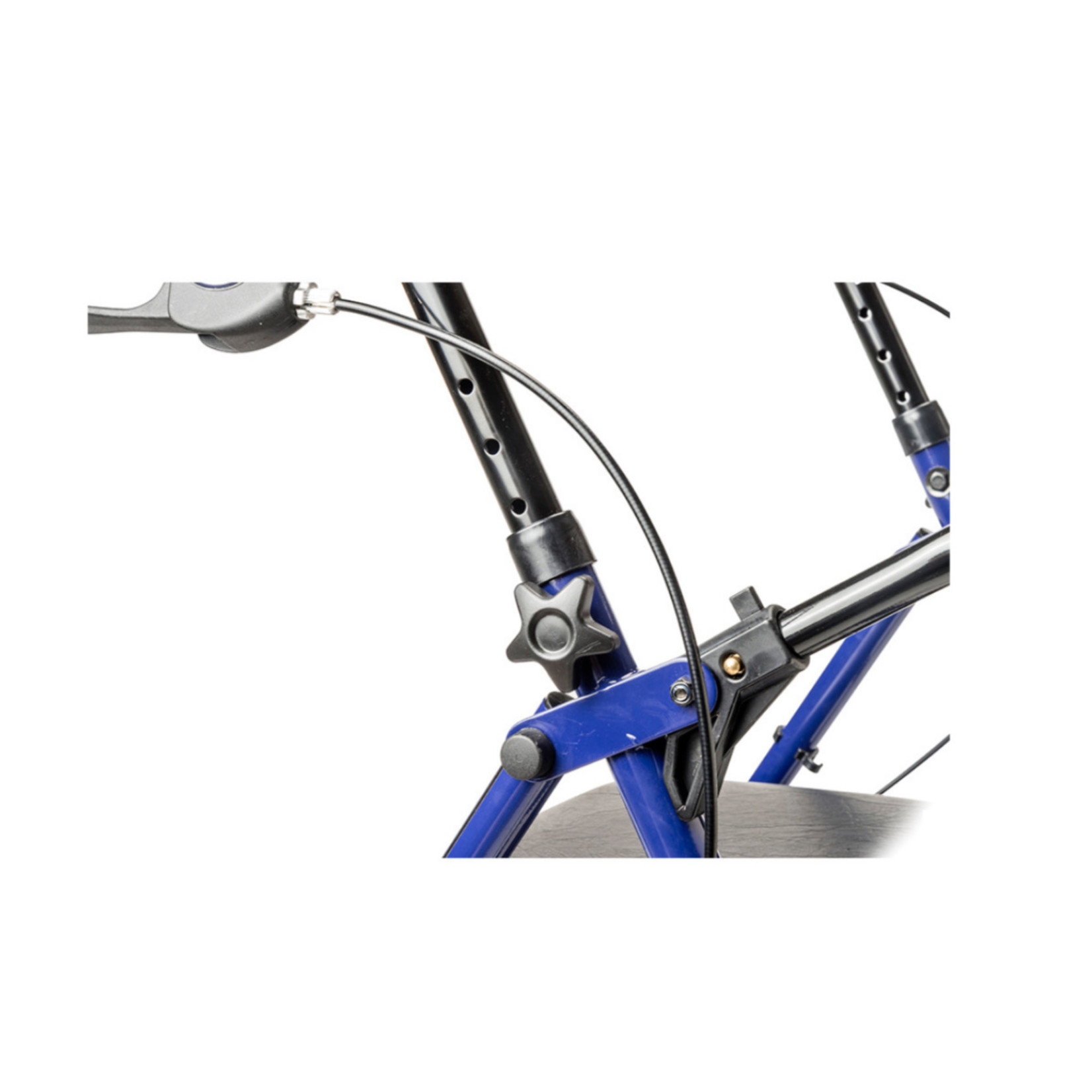 R800KD-BL - Steel Rollator with 6” Wheels, Knockdown (Blue) - Code: E0143 / E0156